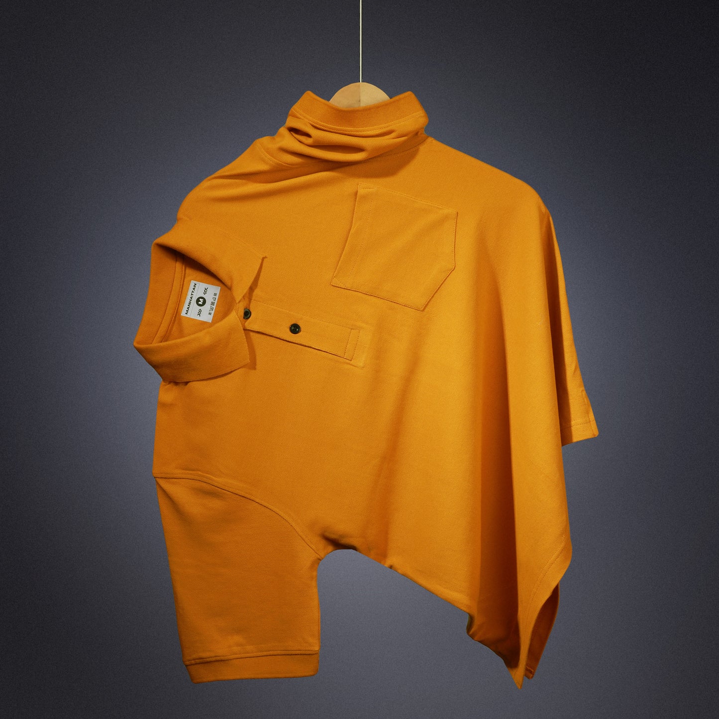 Pure Cotton Polo Pocket T shirts (Golden Mustard)