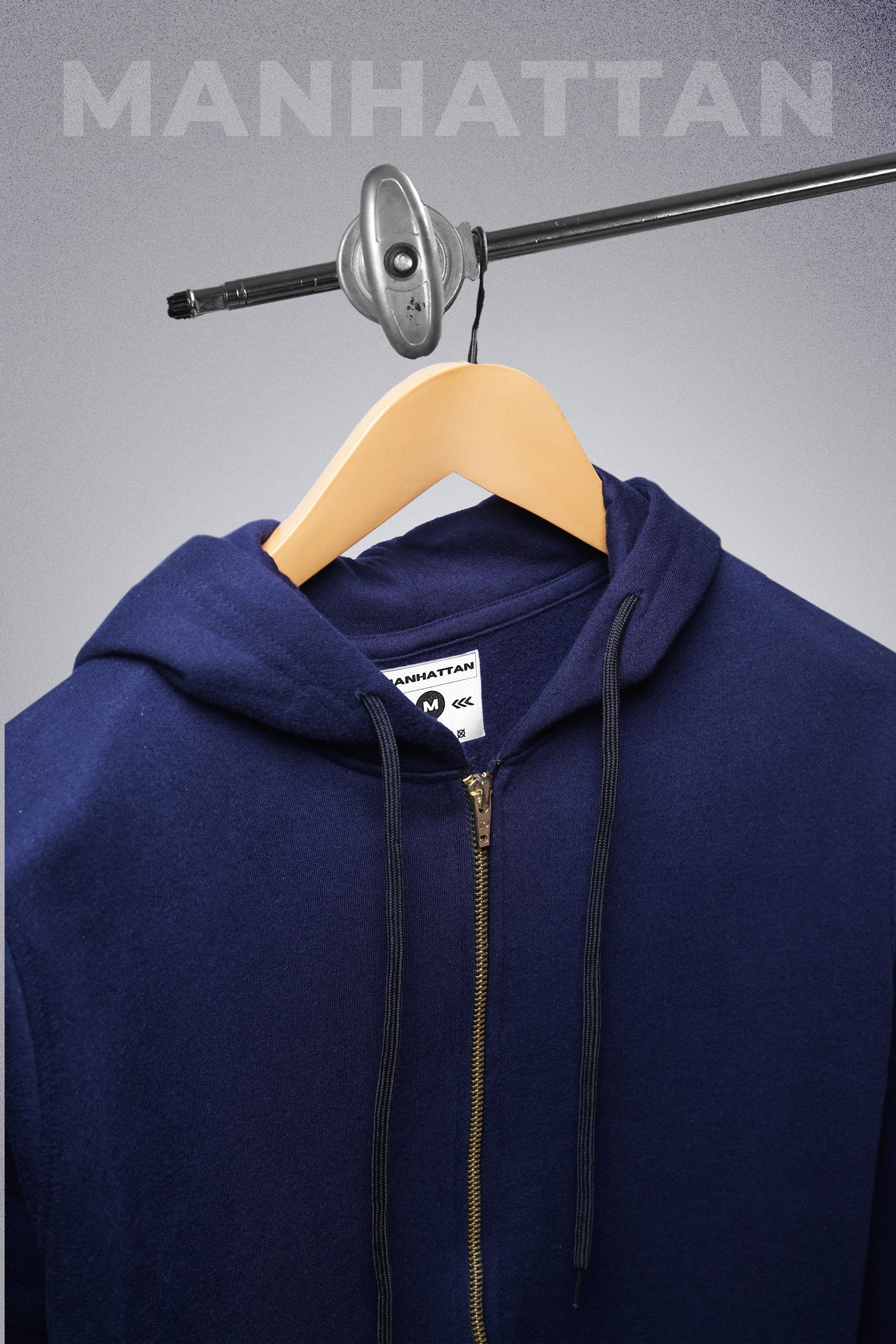 Premium Hoodies Zipper Unisex Navy
