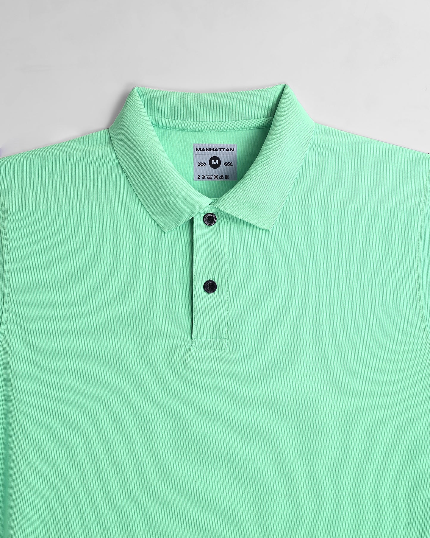 Sports Dry Fit Ice Green Polo T Shirts (Micro Polyester)