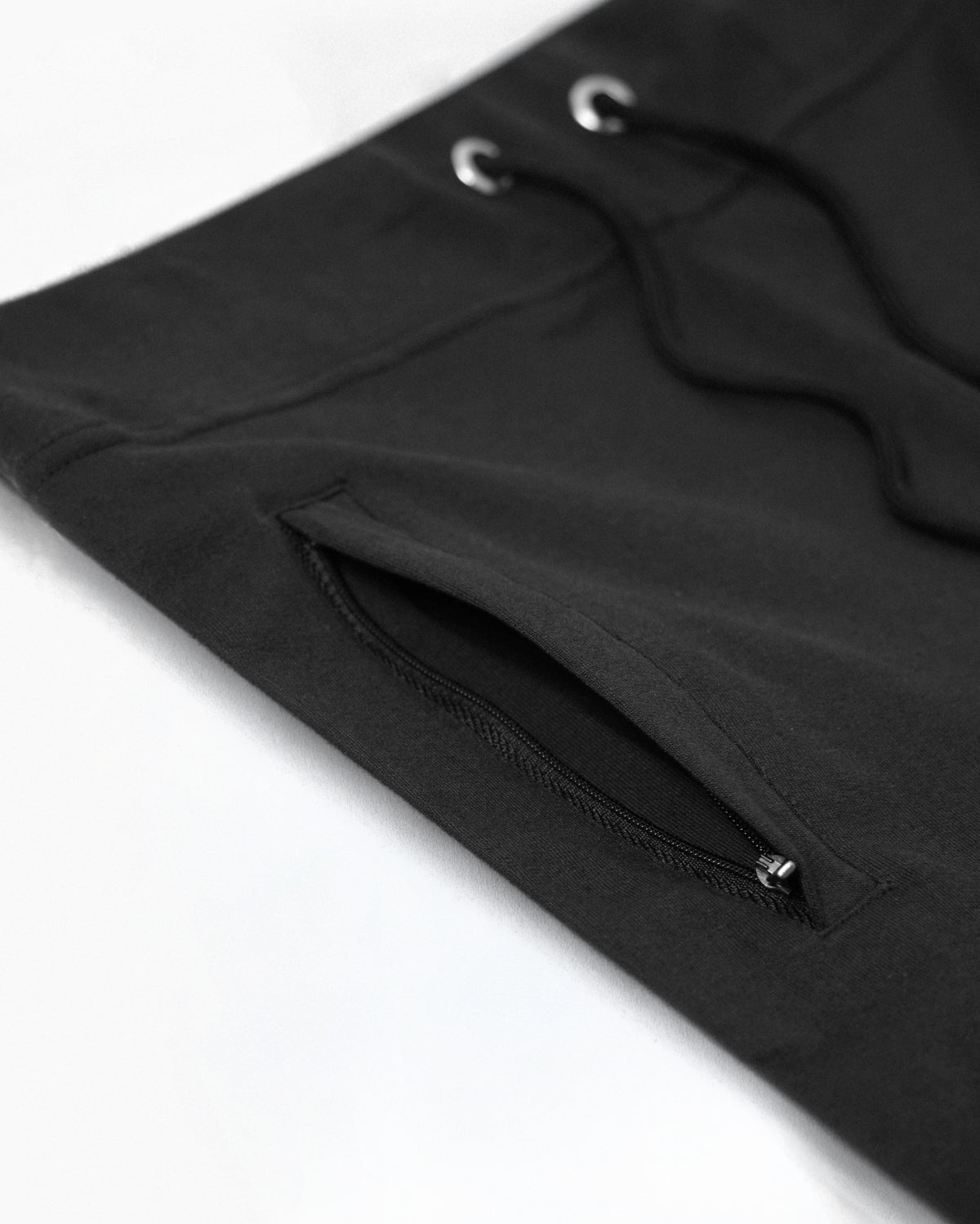 Premium Cotton Black Shorts Regular Fit