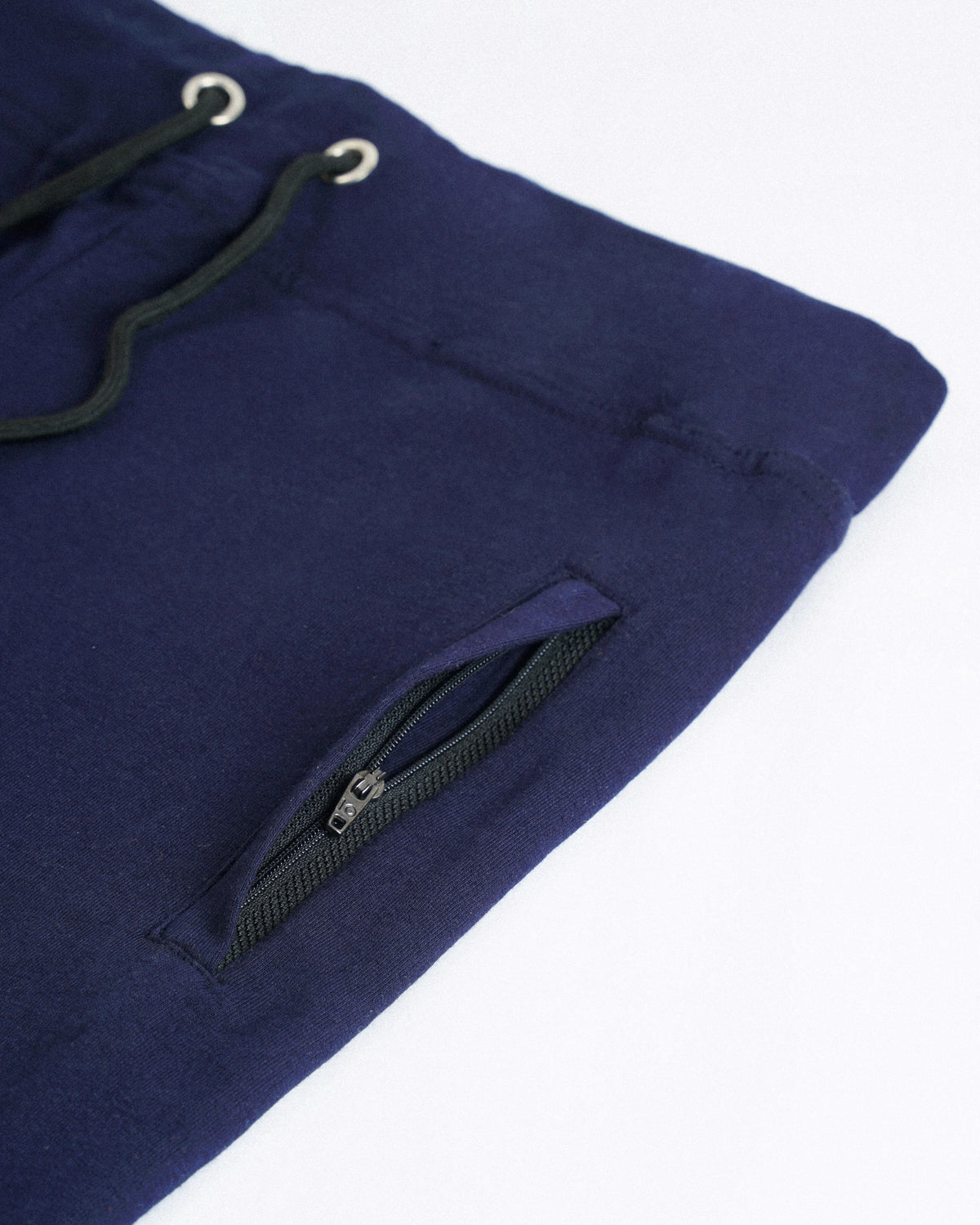 Premium Cotton Navy Blue 3/4 Shorts Regular Fit