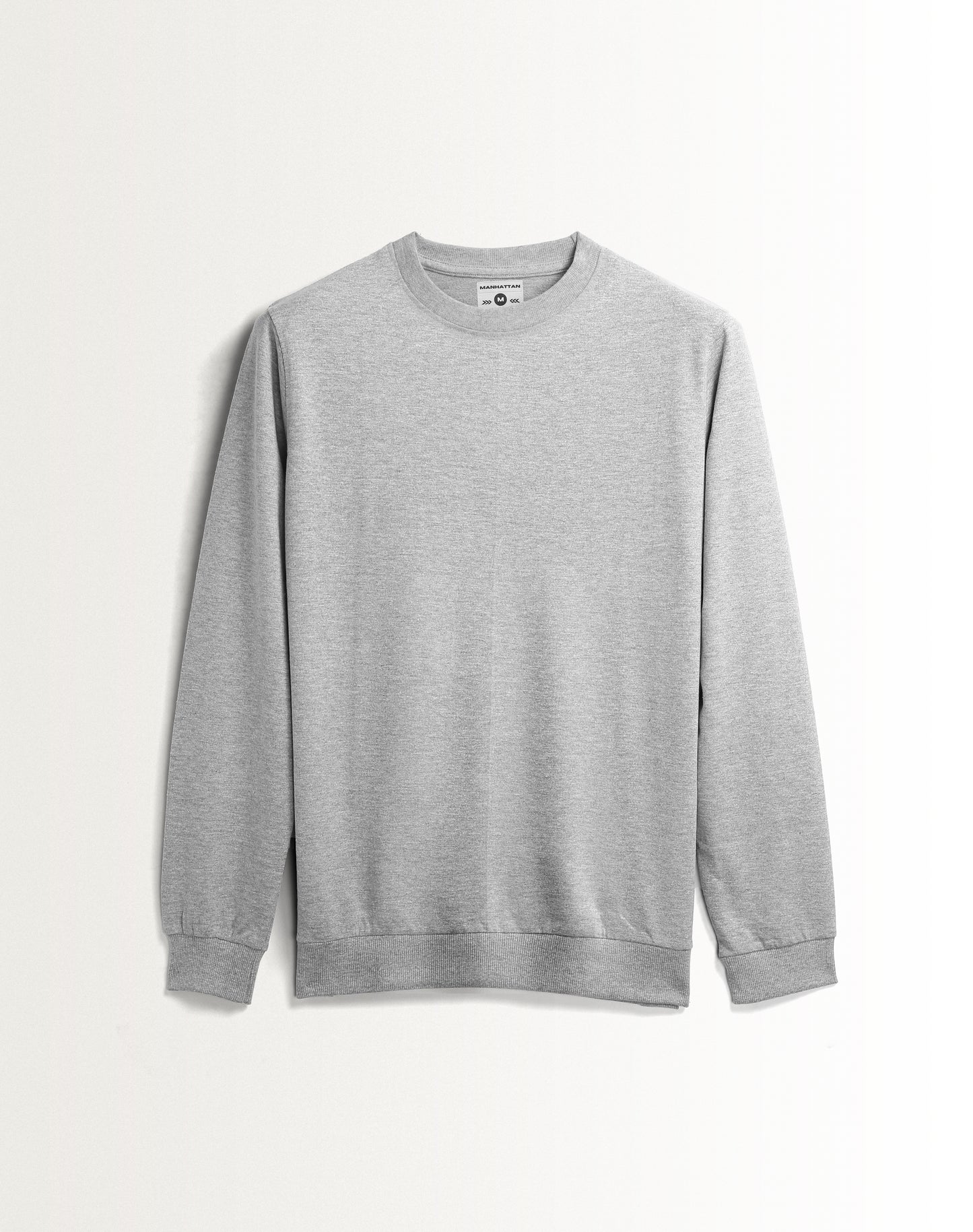 Sweatshirts Full Sleeve Unisex Grey Melange
