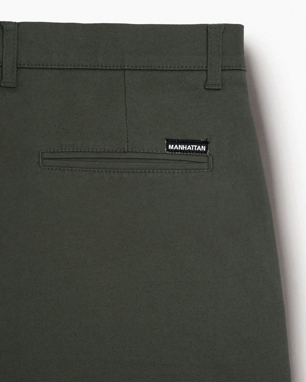 Cotton Casual Pants Green - A