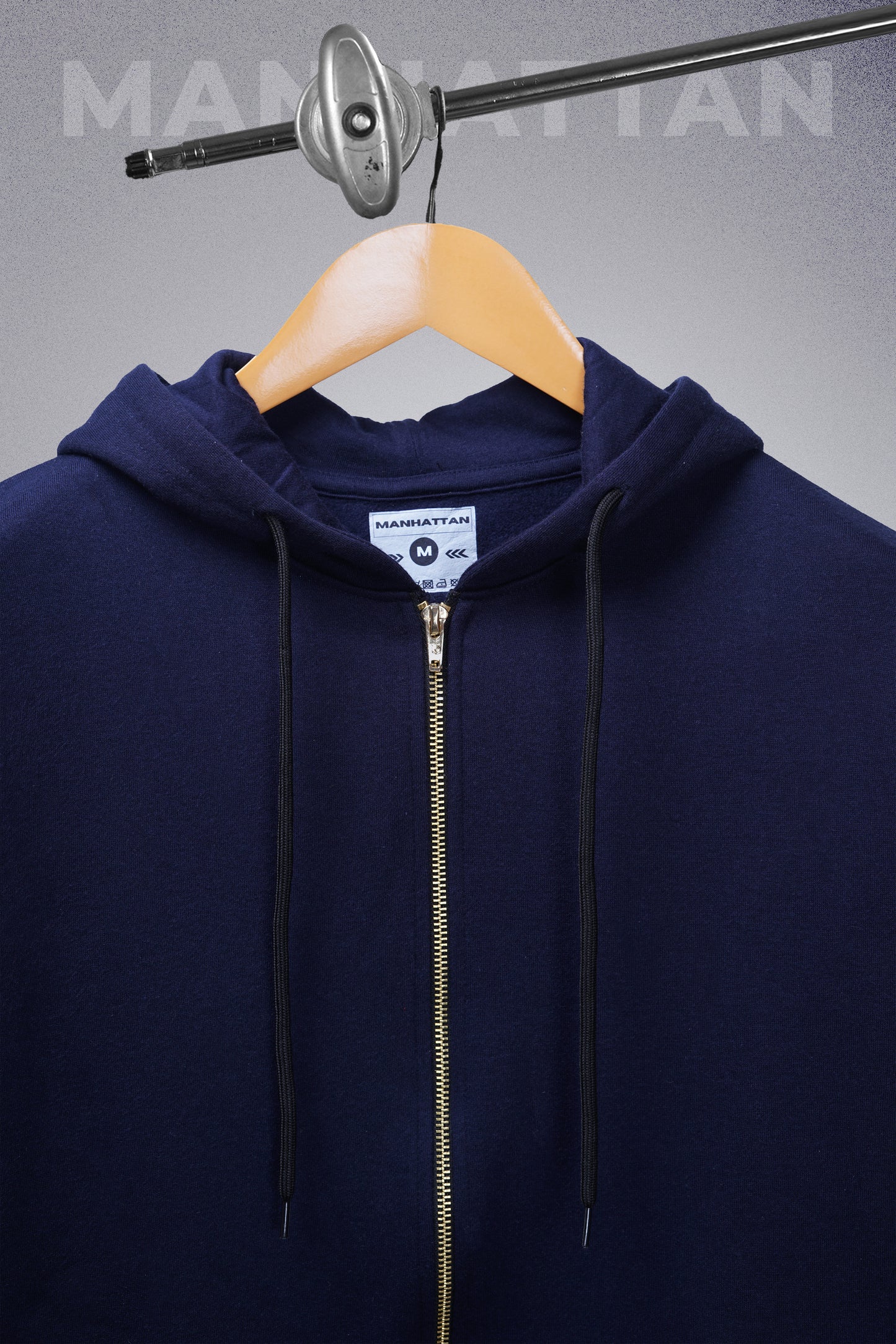 Premium Hoodies Zipper Unisex Navy