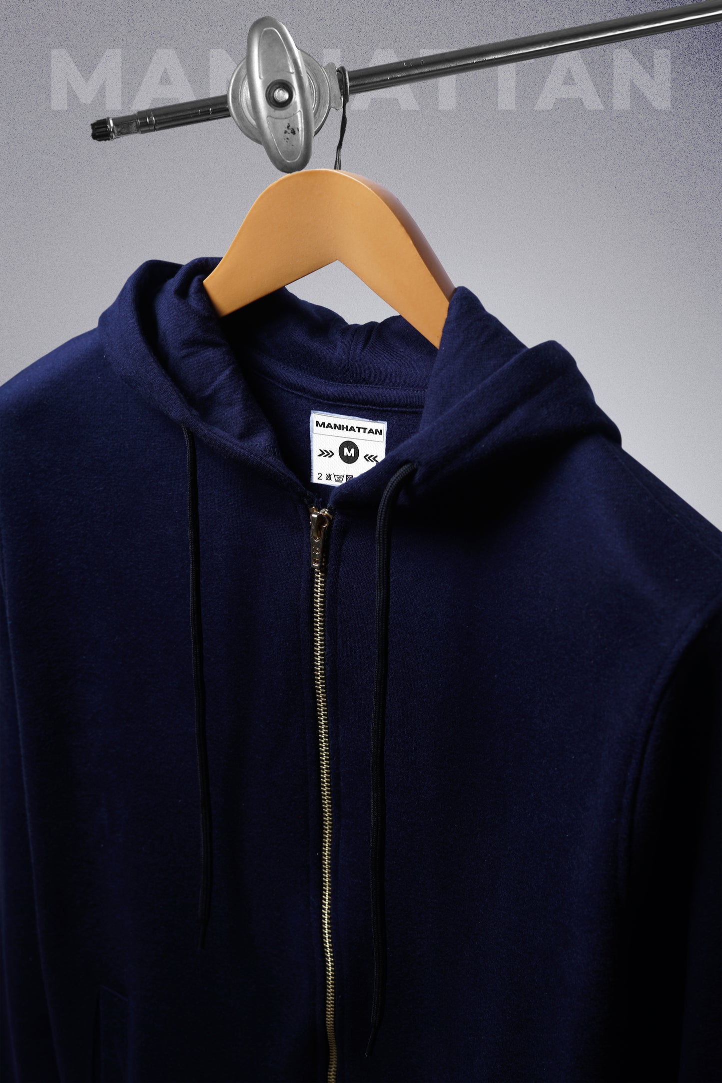 Premium Hoodies Zipper Unisex Navy