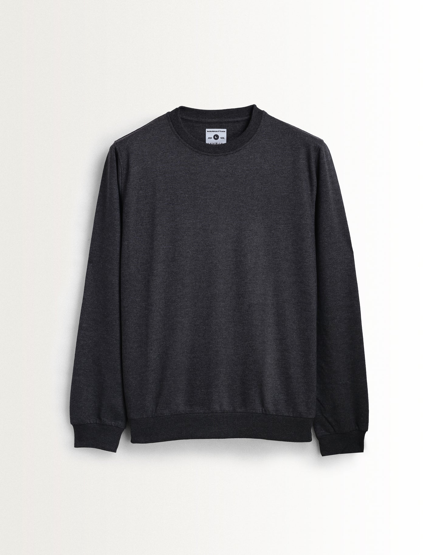 Sweatshirts Full Sleeve Unisex Charcoal Melange