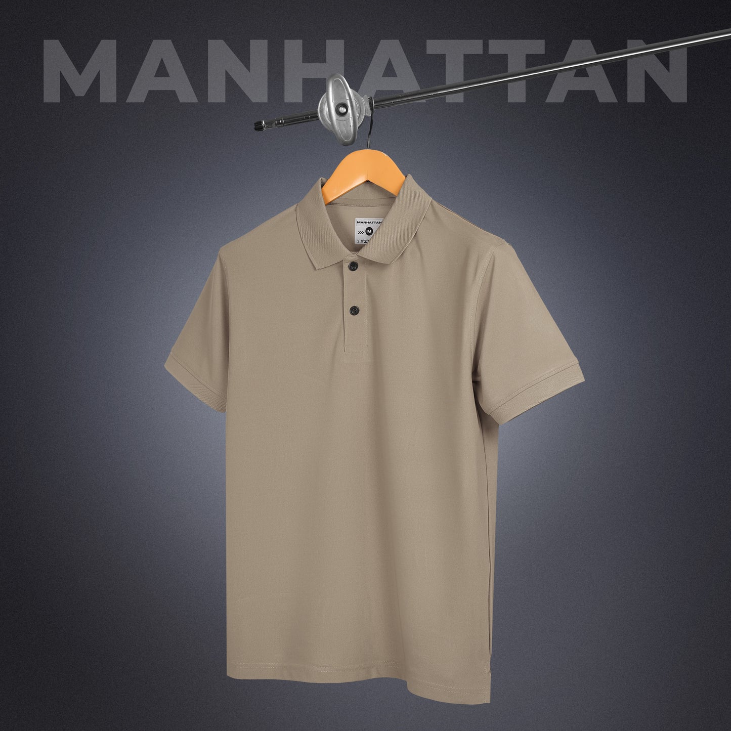 Sports Dry Fit Aluminium Polo T Shirts (Micro Polyester)