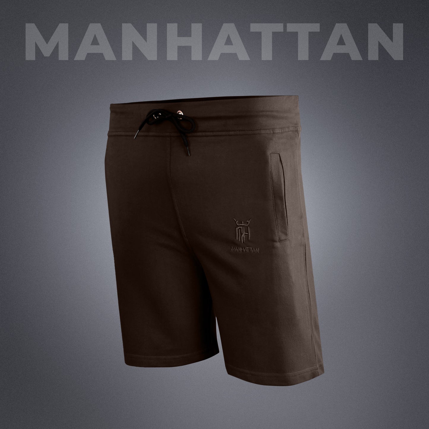 Premium Cotton Coffee Brown Shorts Regular Fit