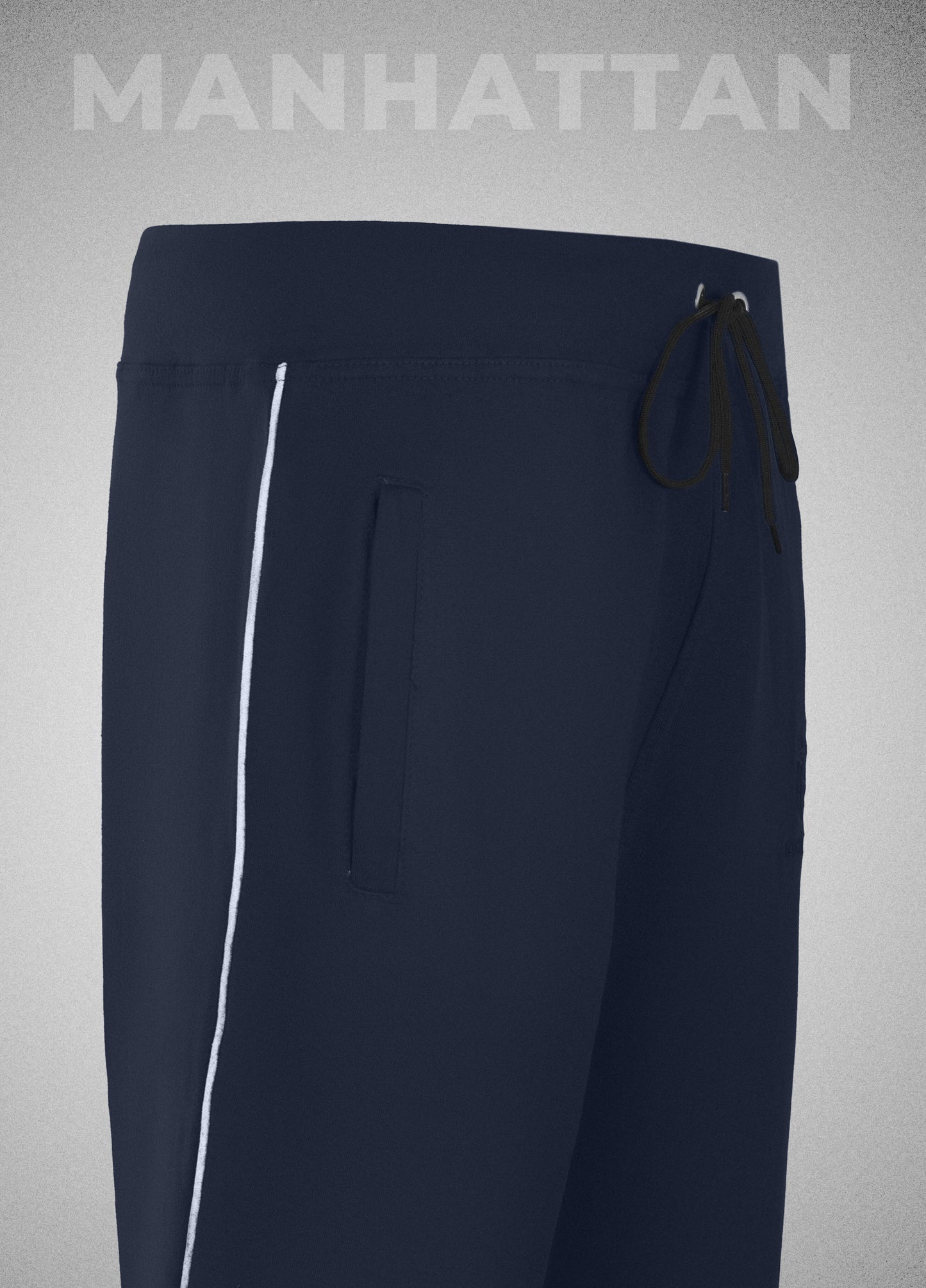 Premium Cotton Navy Blue Track Pant Regular Fit