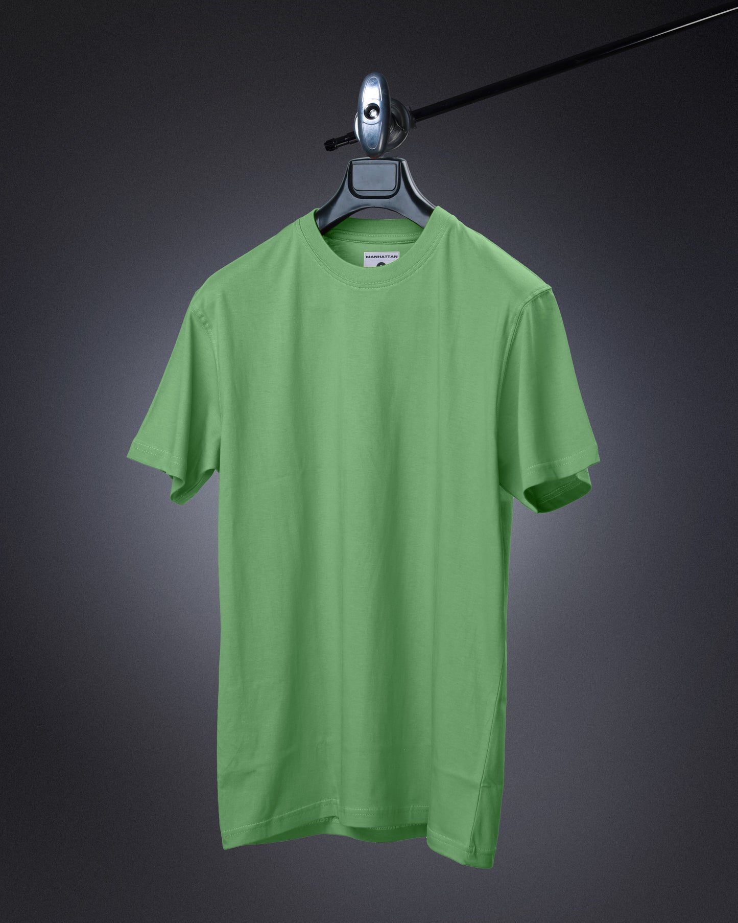 Basic Regular Fit T Shirts Unisex Apple Green