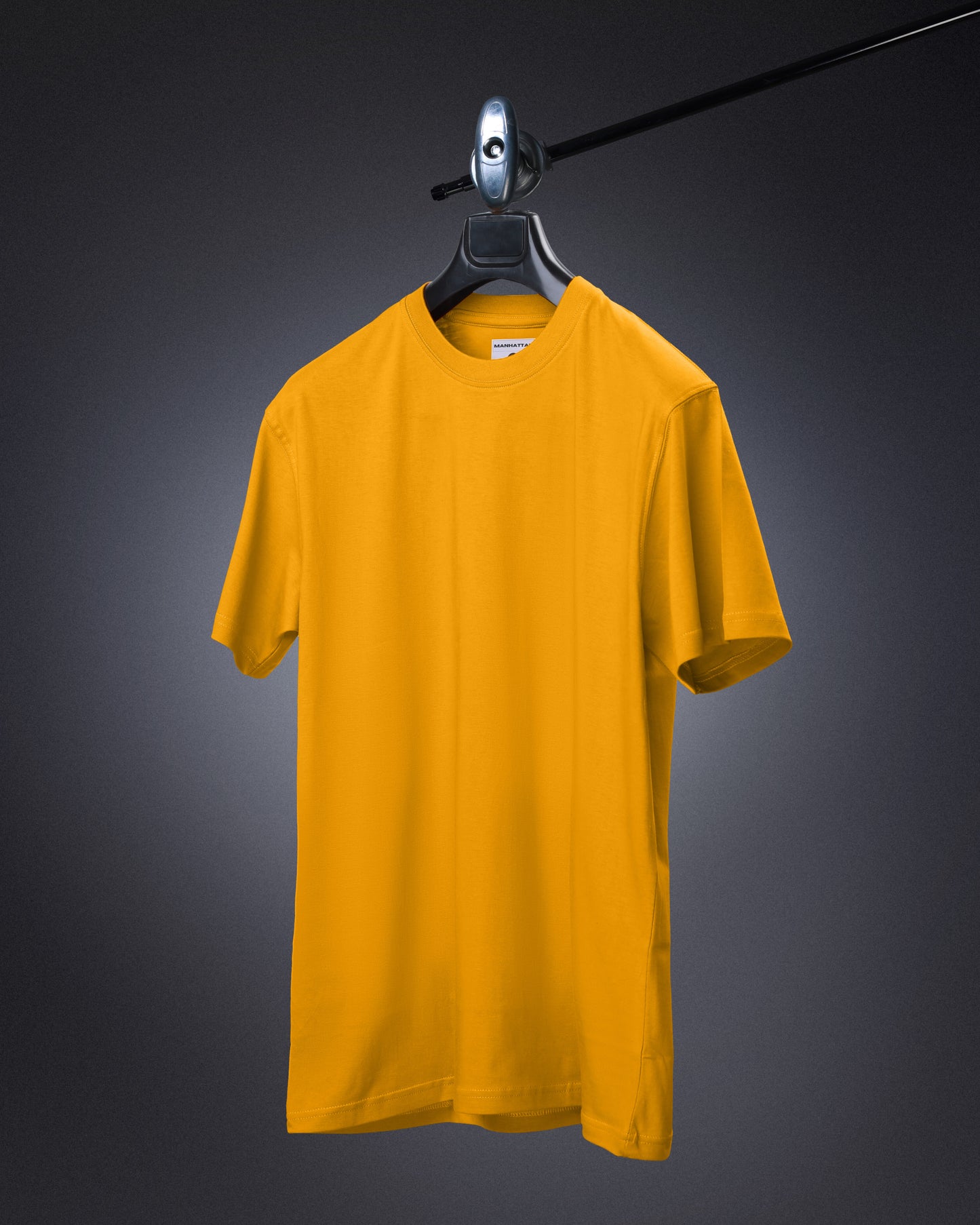 Basic Regular Fit T Shirts Unisex Golden Mustard