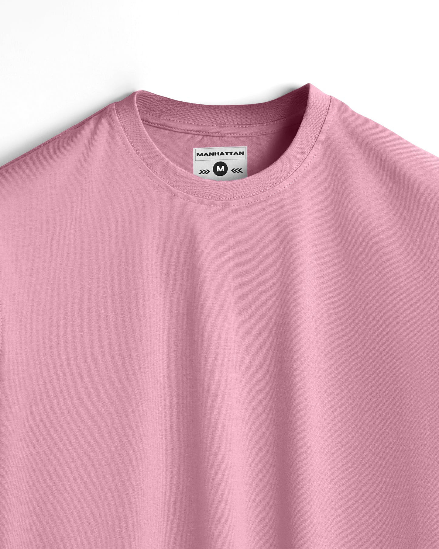 Basic Regular Fit T Shirts Unisex Dusty Pink