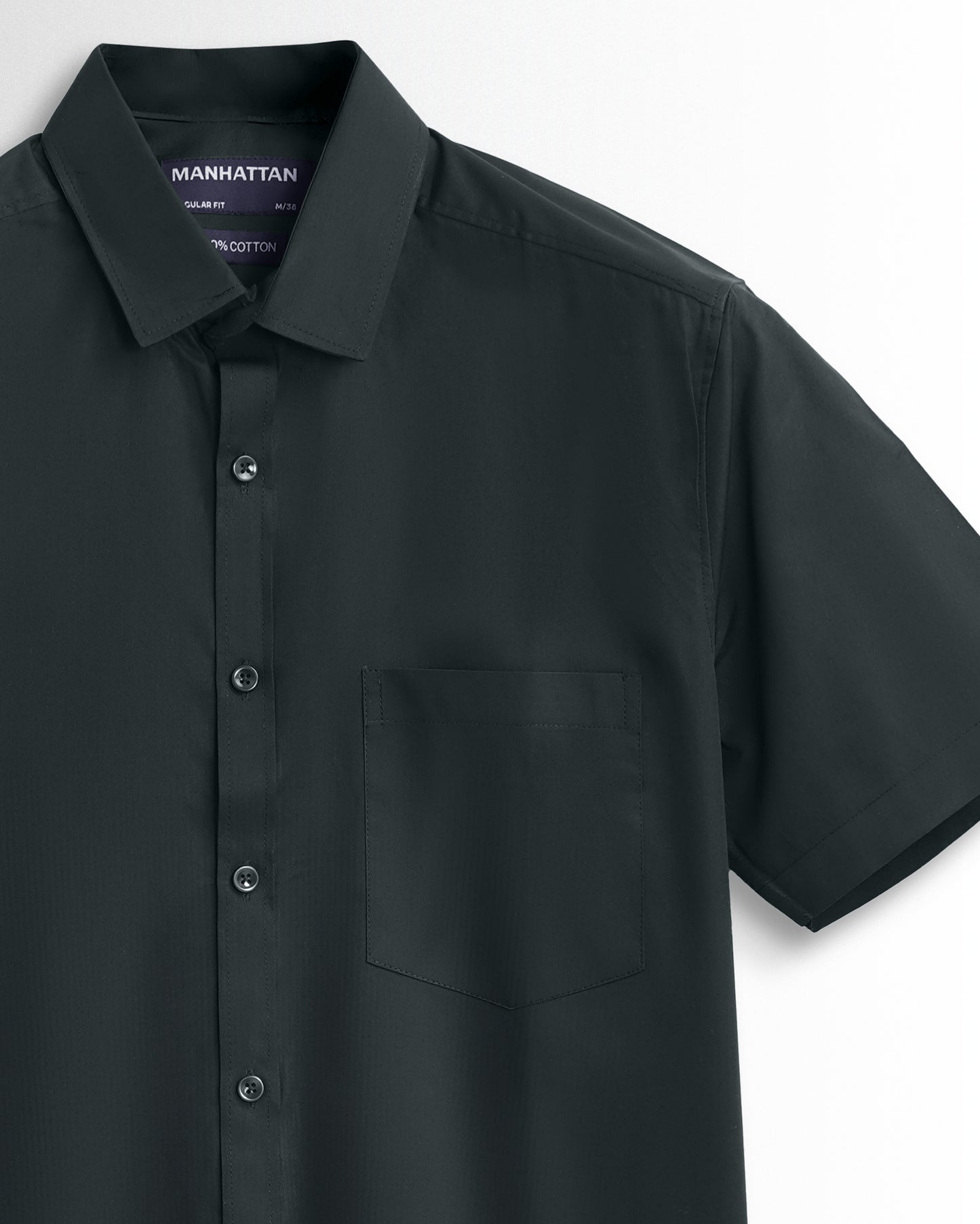 Pure Cotton Dark Green Shirts