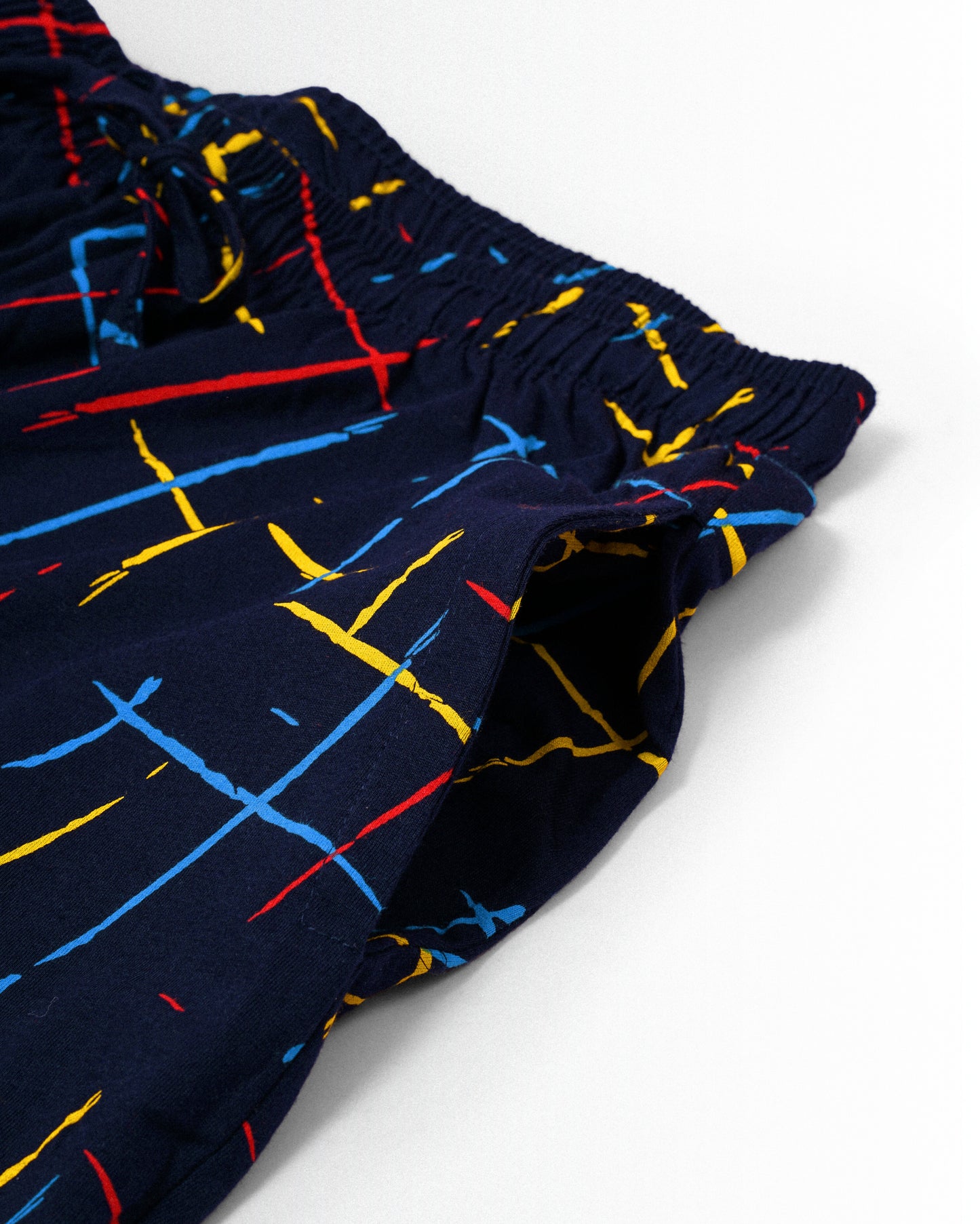 Women's Co ord set Navy (Lines)