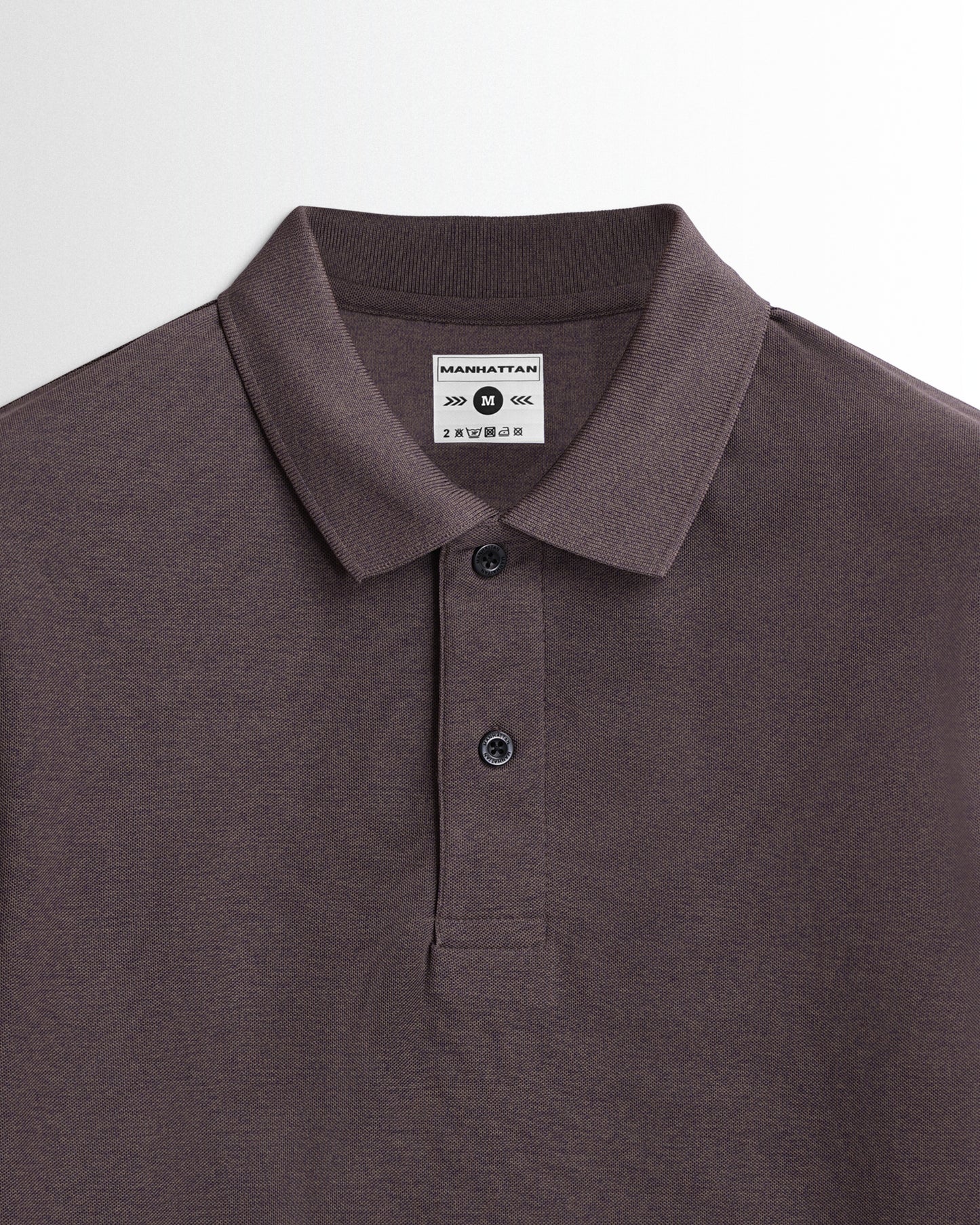 Active Wear Polo Full Sleeve Unisex Copper Melange