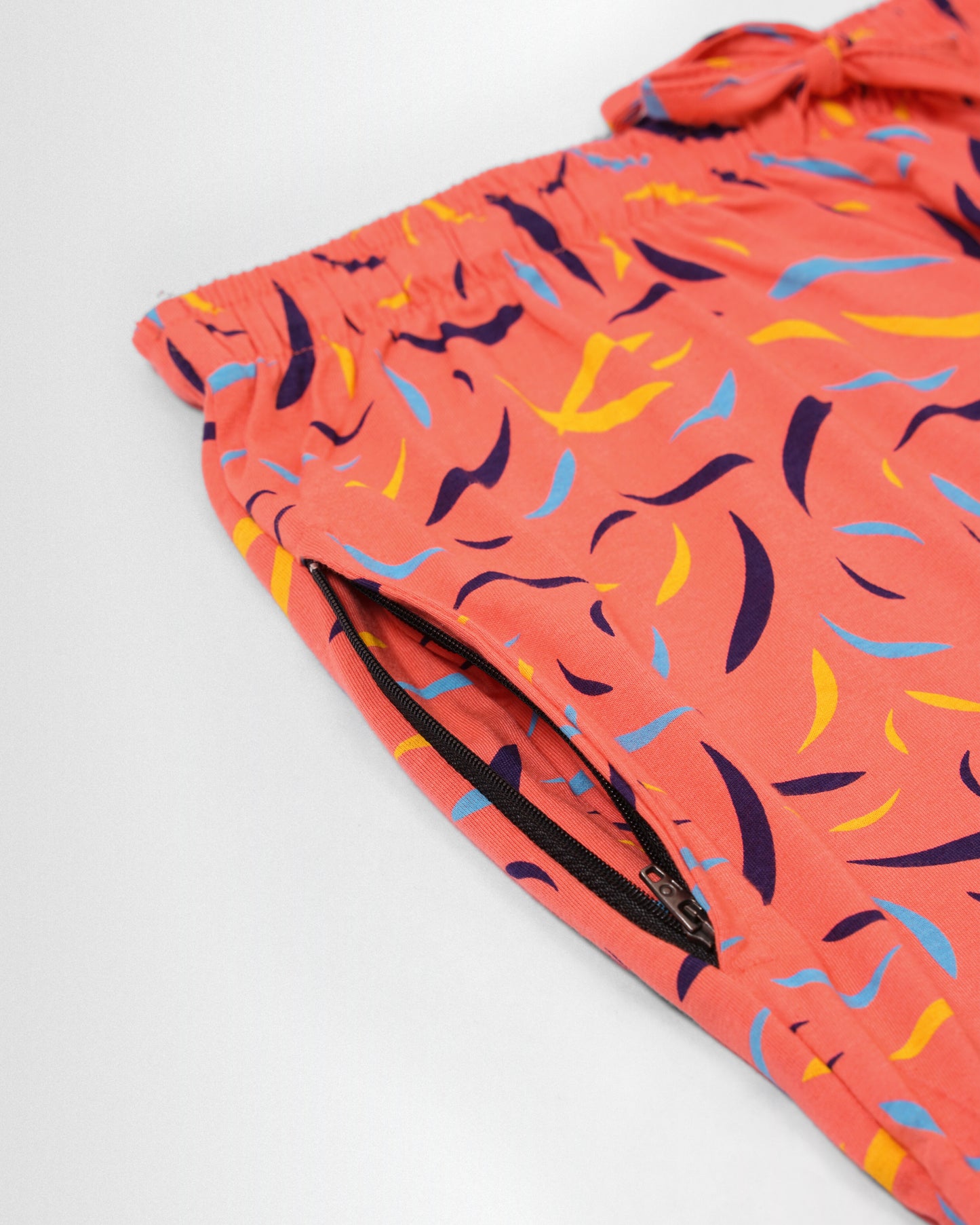 Women's Co ord set orange flower