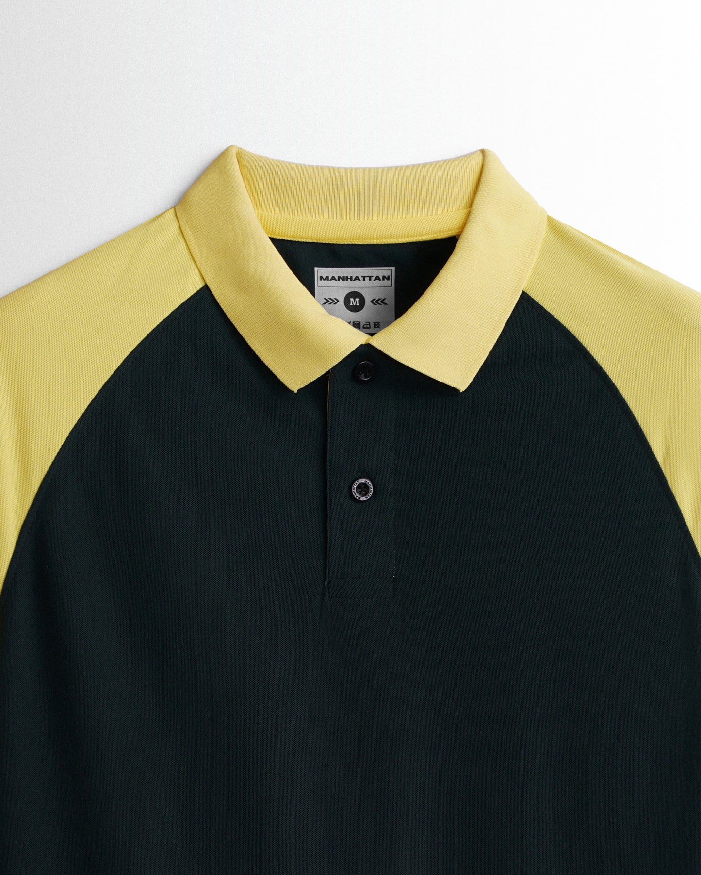 Sports Dry Fit Yellow/Green Raglan Polo T Shirts