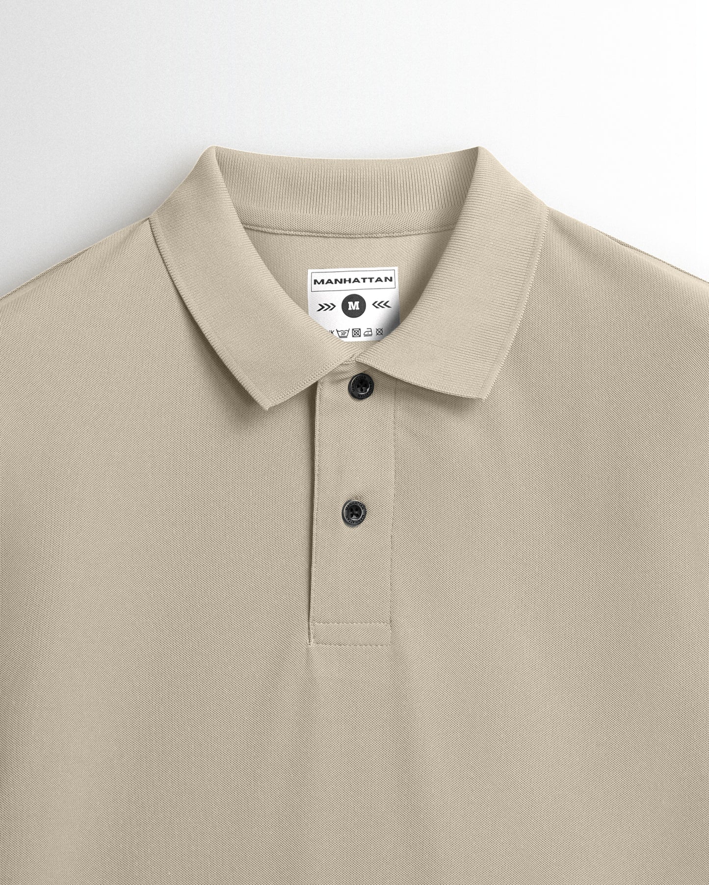 Sports Dry Fit Beige Polo T Shirts (Micro Polyester)