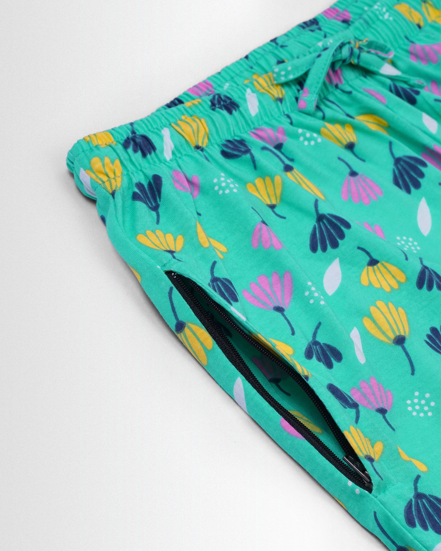 Women's Co ord set Green flowers