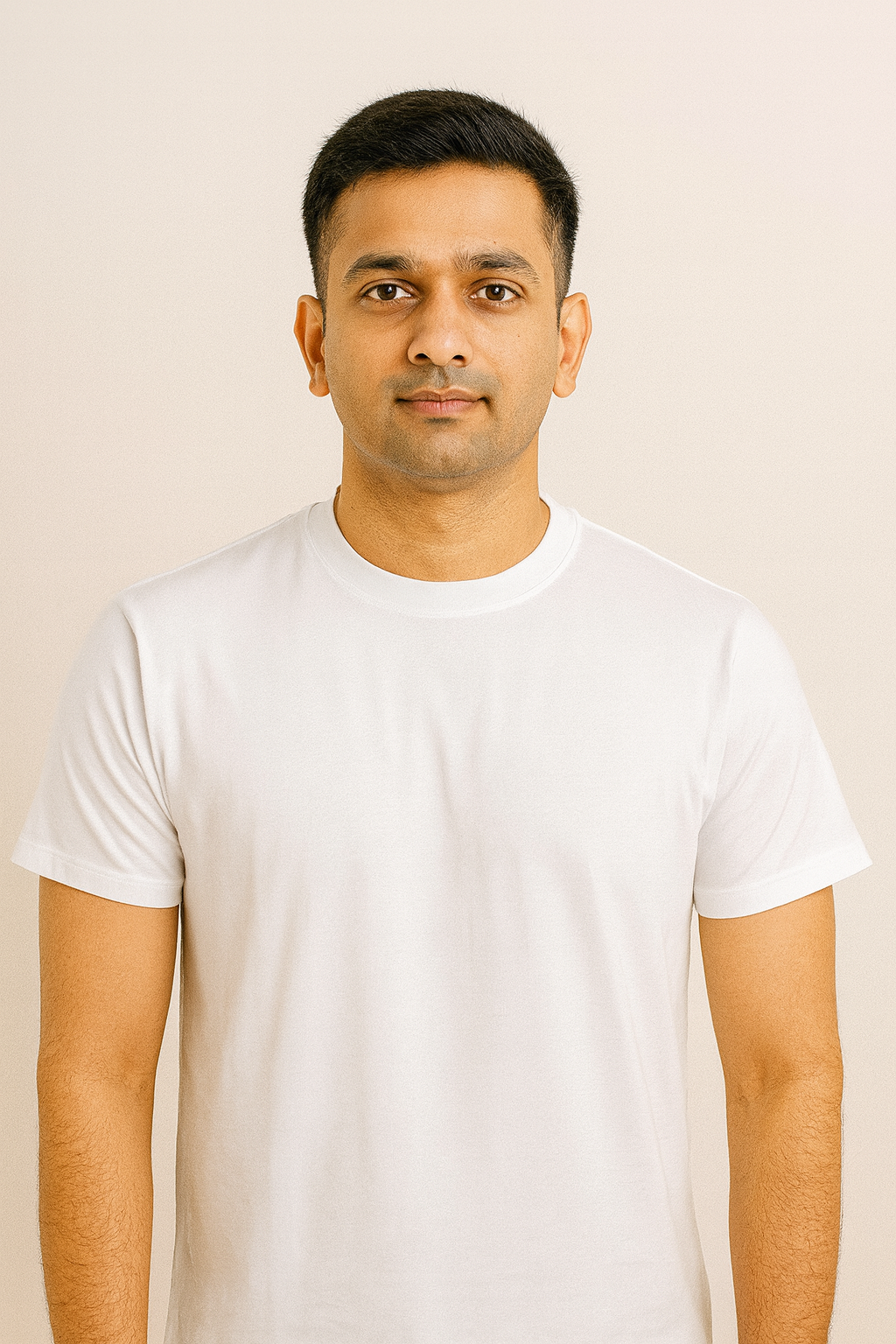 Basic Regular Fit T Shirts Unisex White
