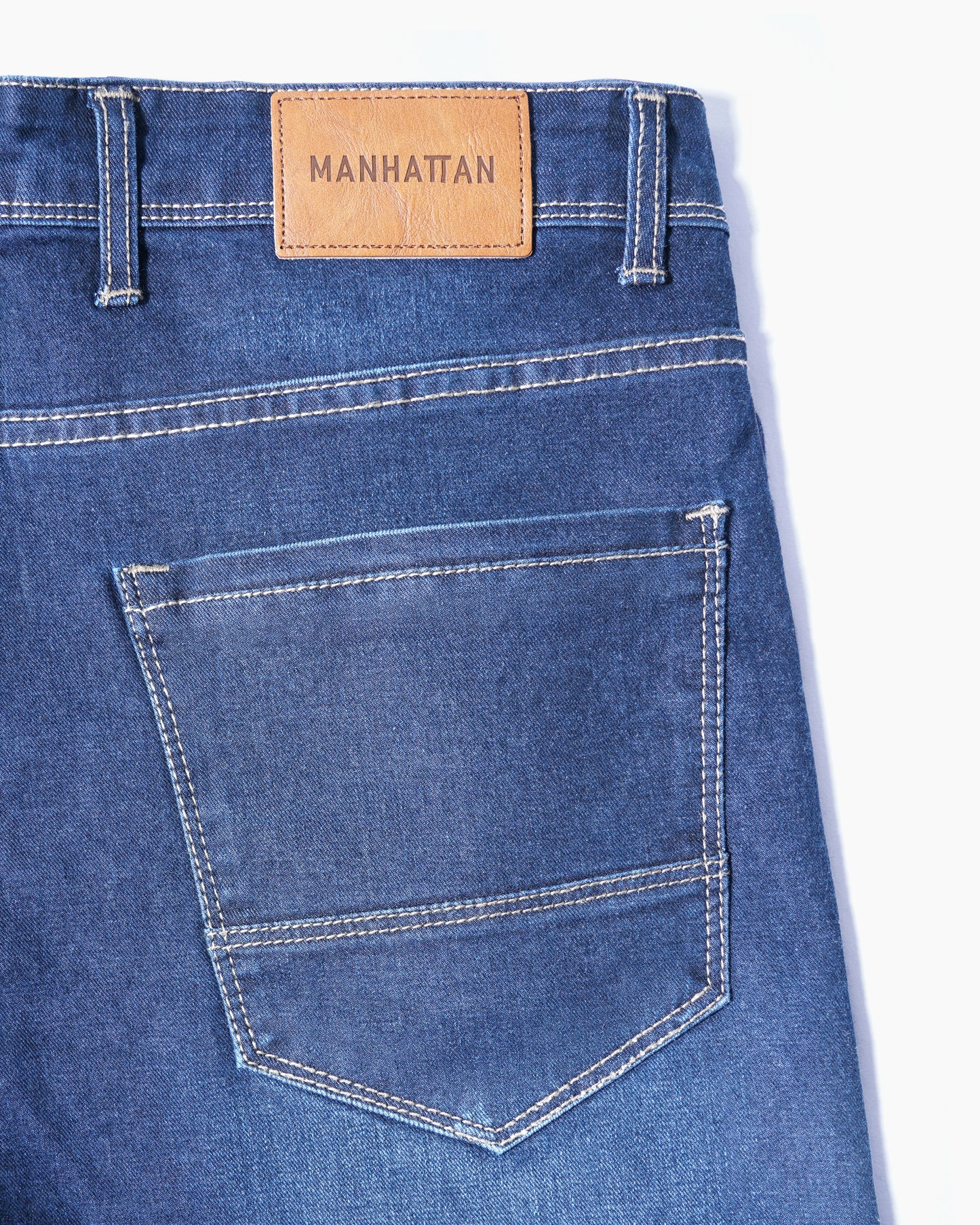 Regular Cotton Jeans Pant Dark Blue