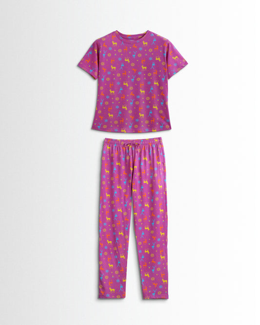 Women's Co ord set Pink