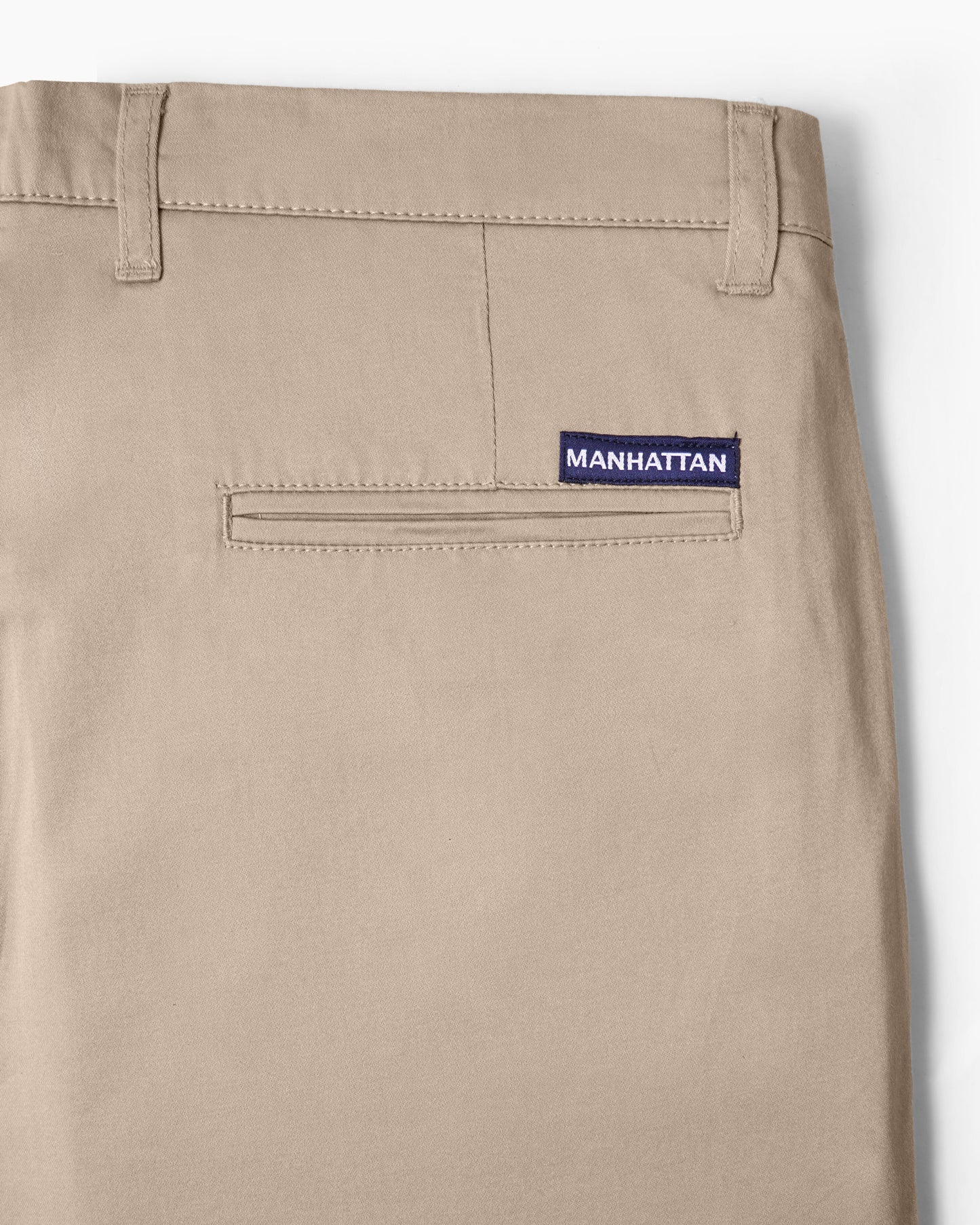 Cotton Casual Pants Khaki - S