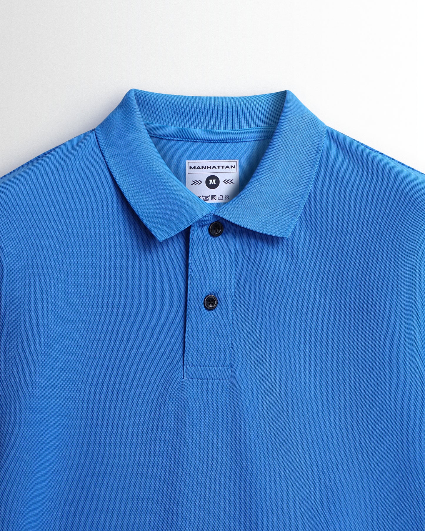 Sports Dry Fit Strong Blue Polo T Shirts (Micro Polyester)