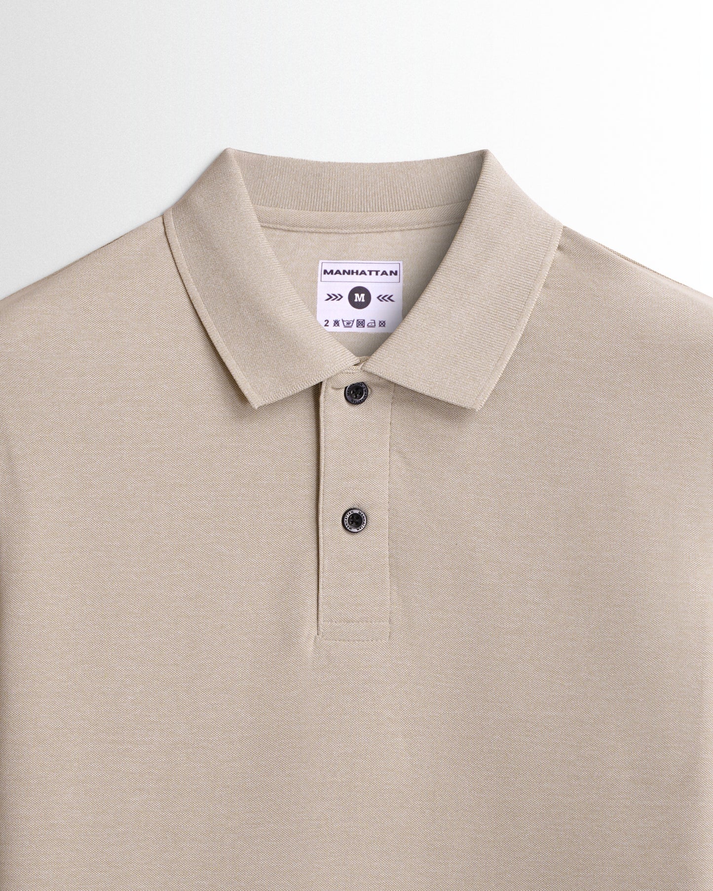 Active Wear Polo Full Sleeve Unisex Beach Melange