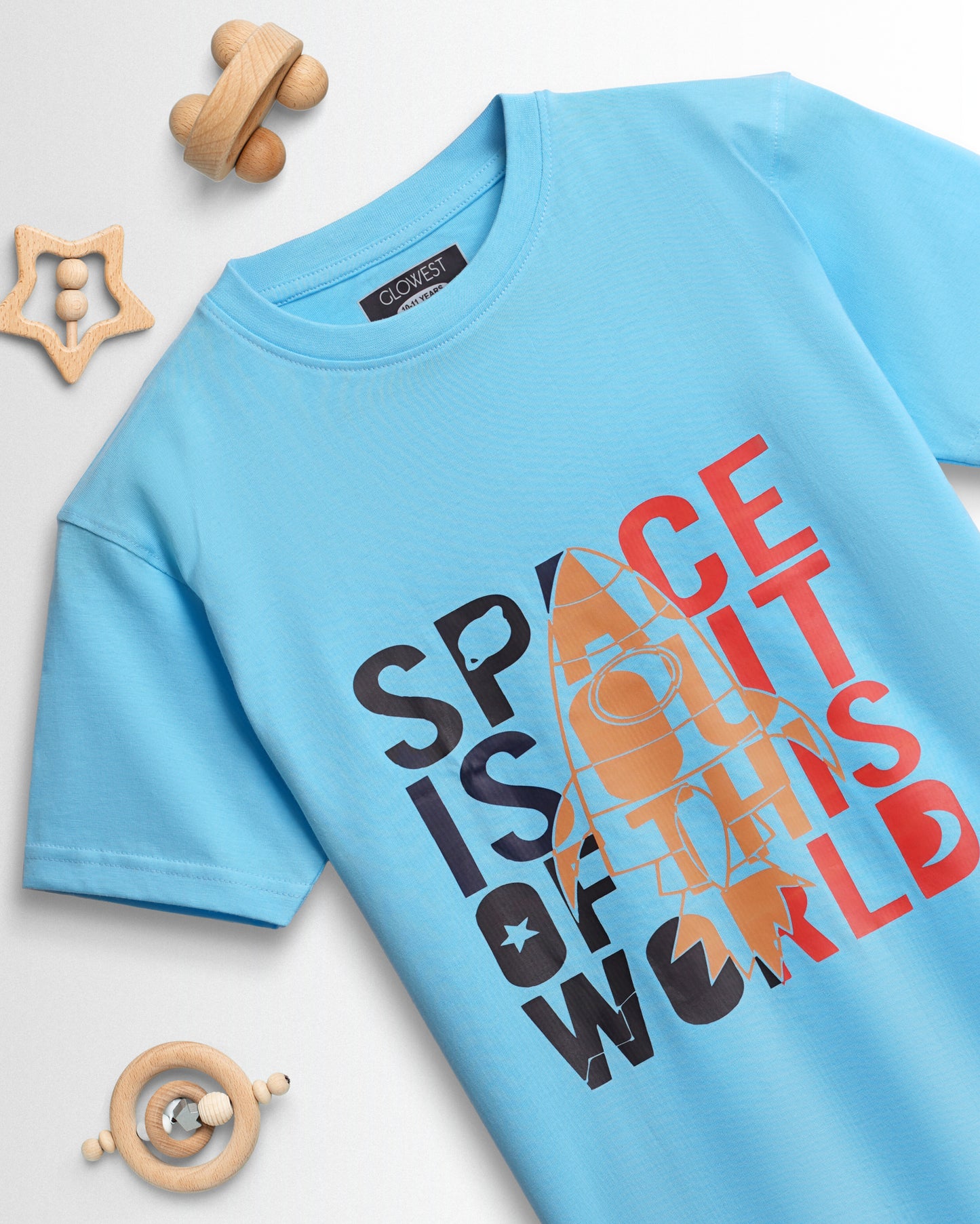 Kids Boys Set Sky Blue/Mustard