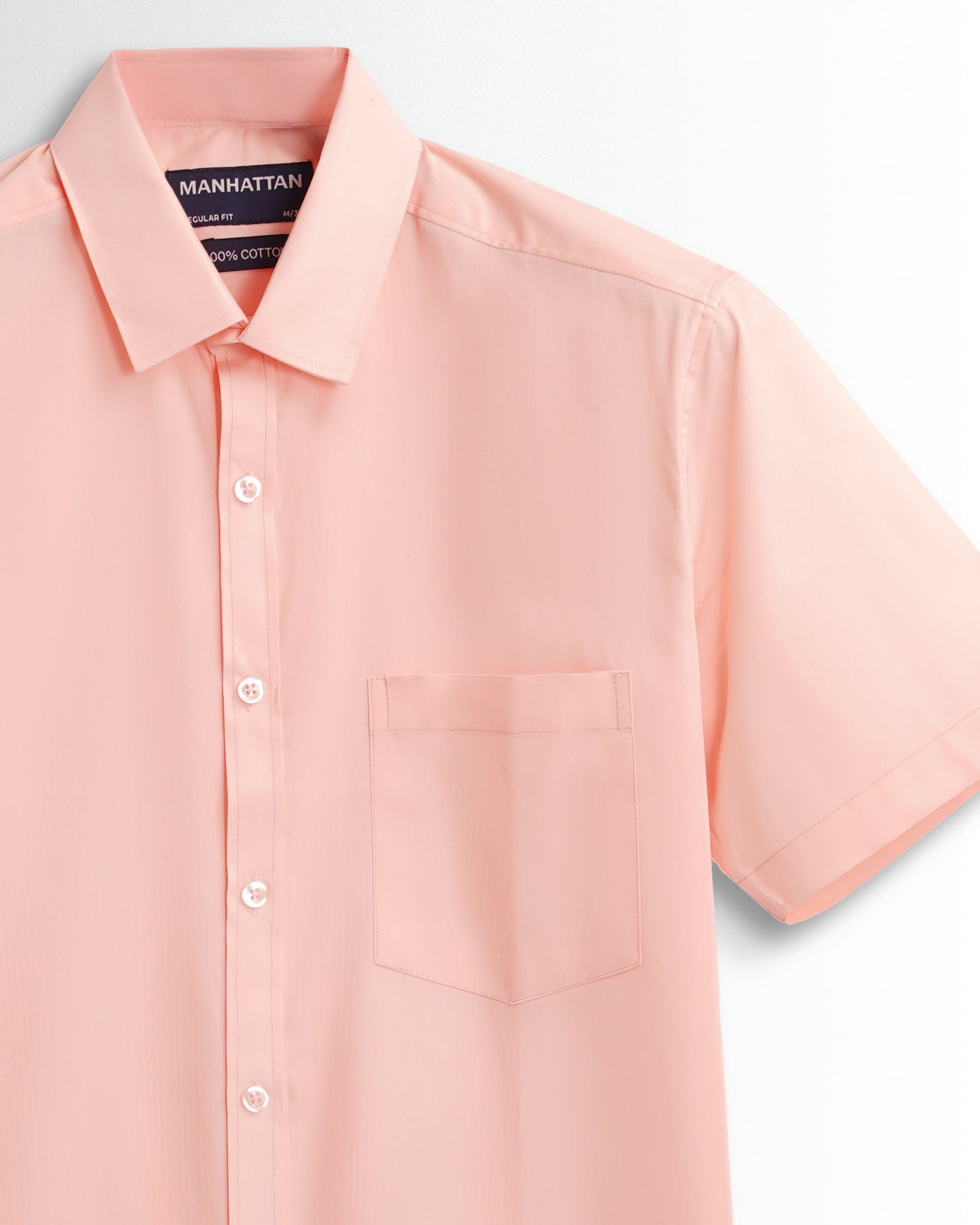 Pure Cotton Light Orange Shirt