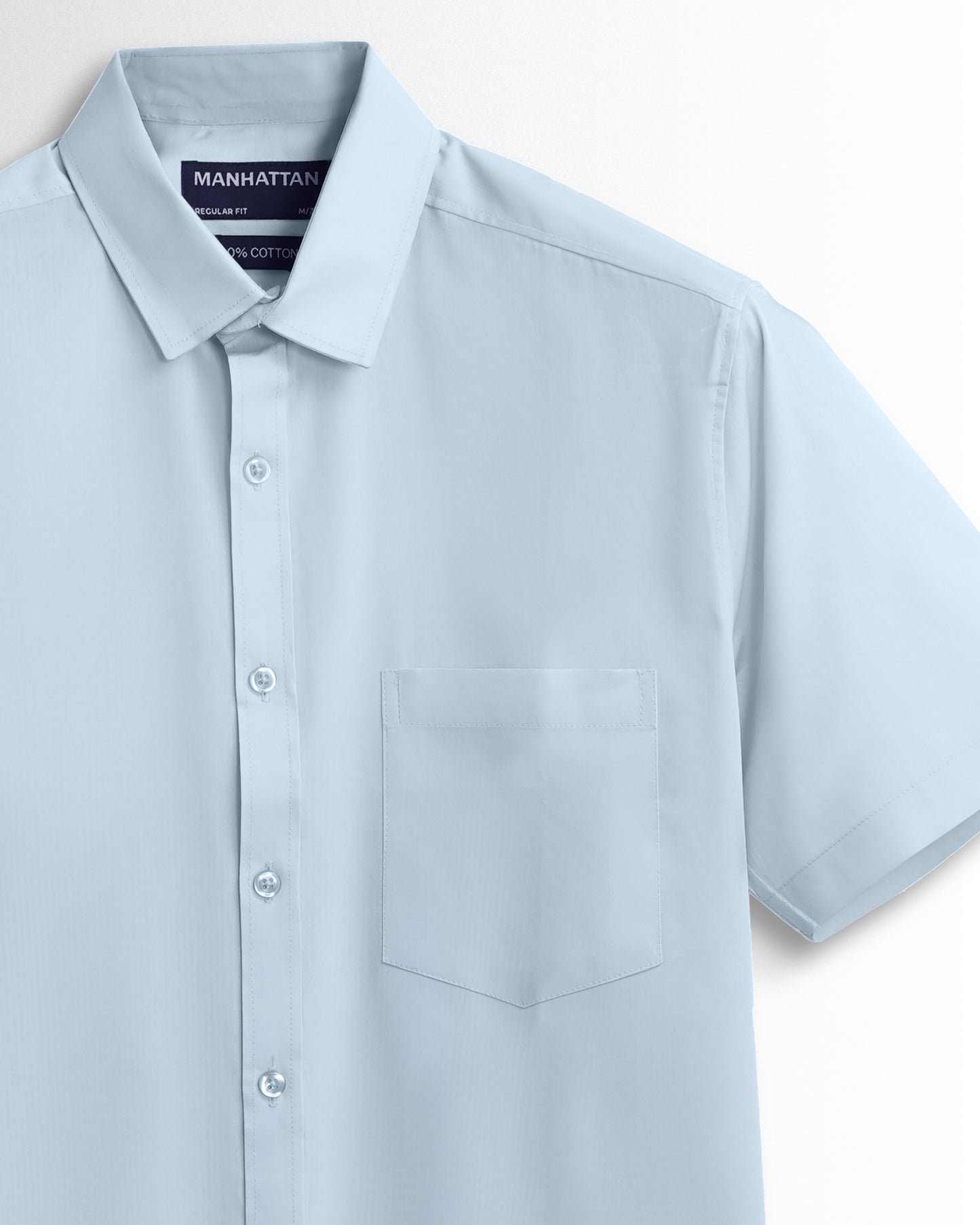 Pure Cotton Light Blue Shirts.