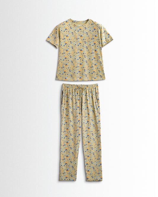 Women's Co ord set Beige