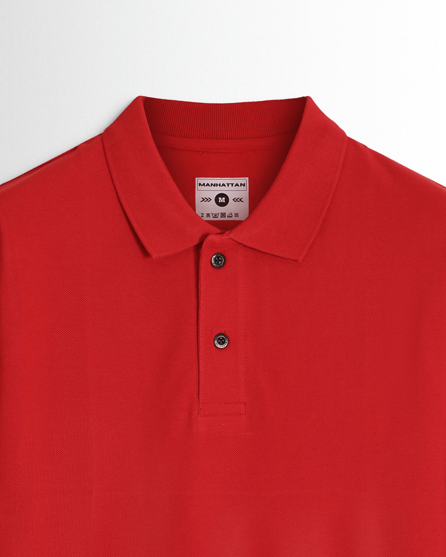 Cotton Polo Full Sleeve Unisex Red Without Pocket
