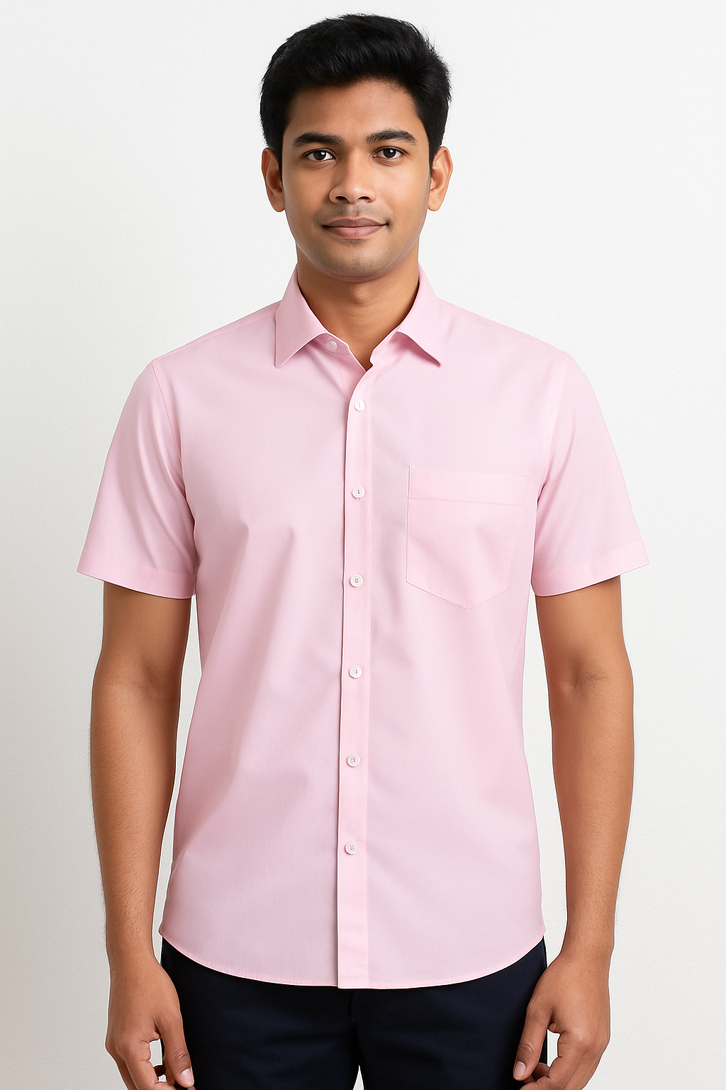 Pure Cotton Light Pink Shirts