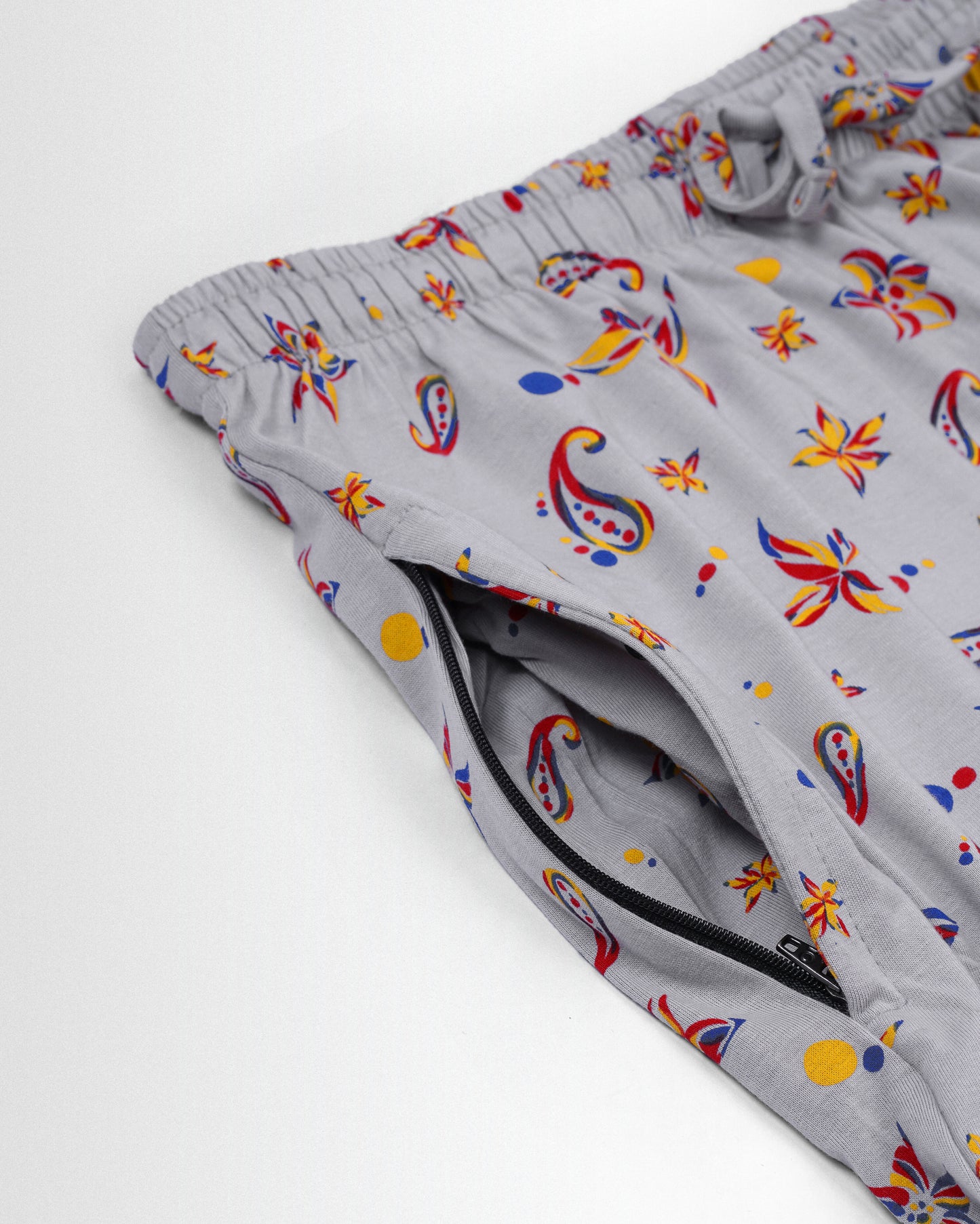 Women's Co ord set Grey Flower