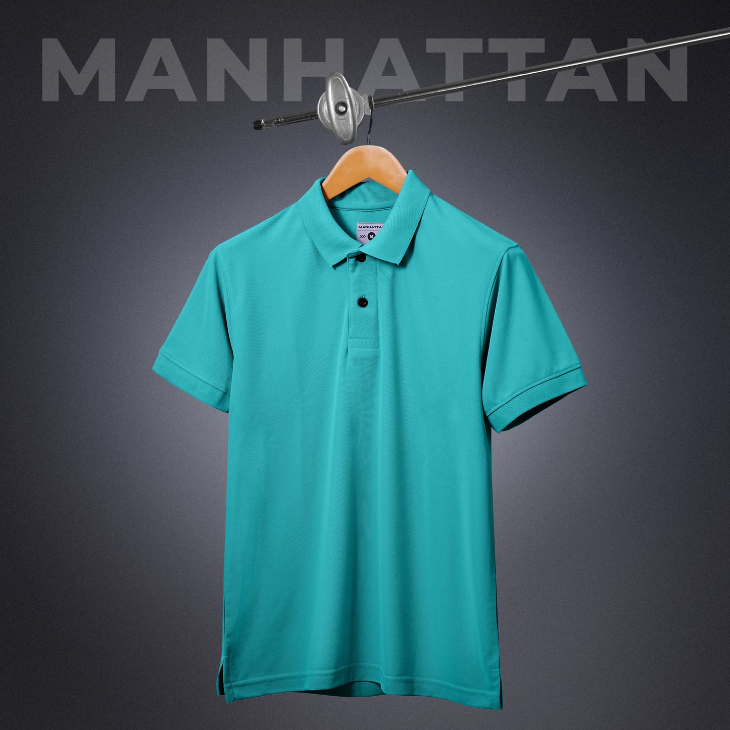 Sports Dry Fit Harbour Blue Polo T Shirts (Micro Polyester)