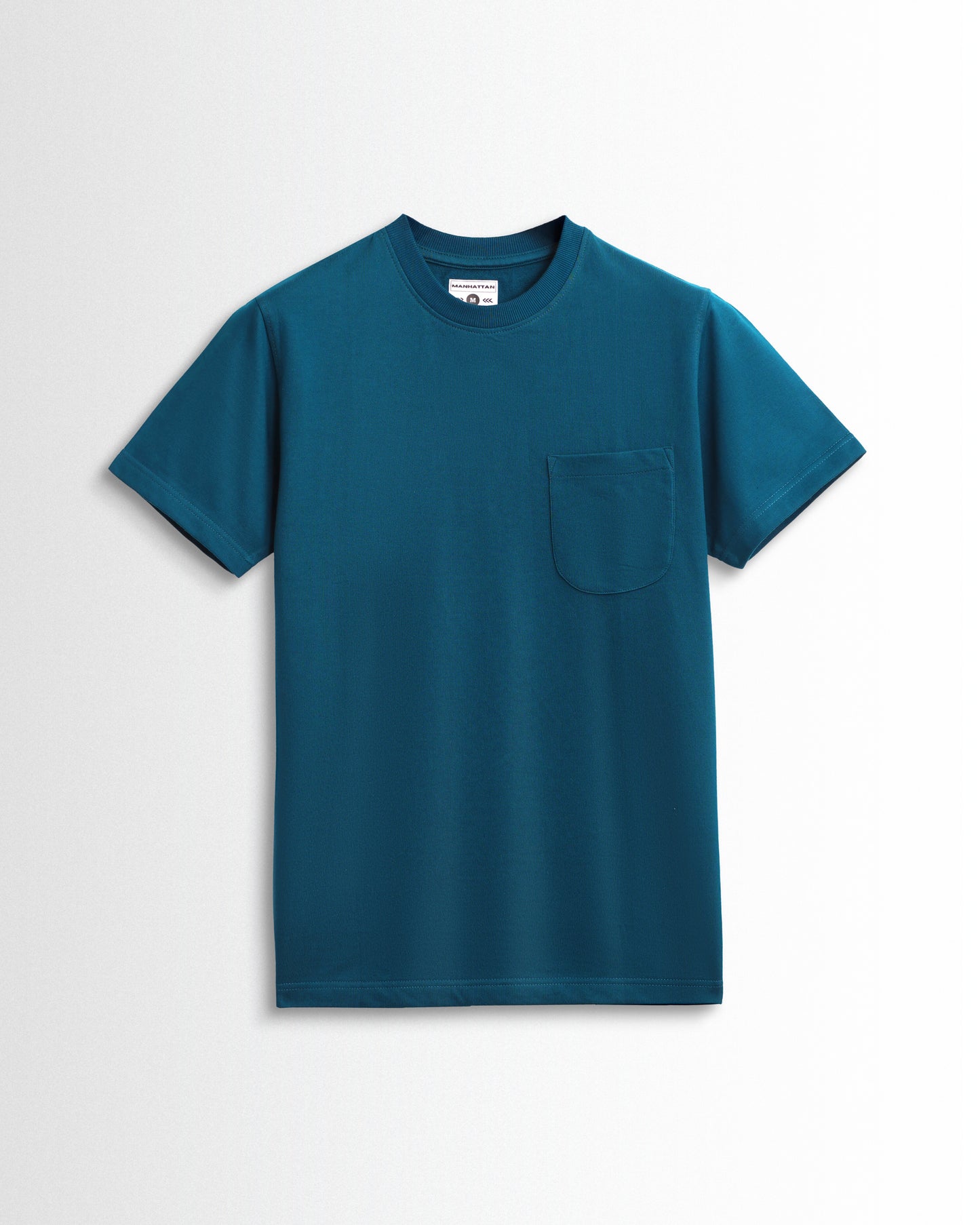 Premium Plain Pocket T Shirts Teal Green