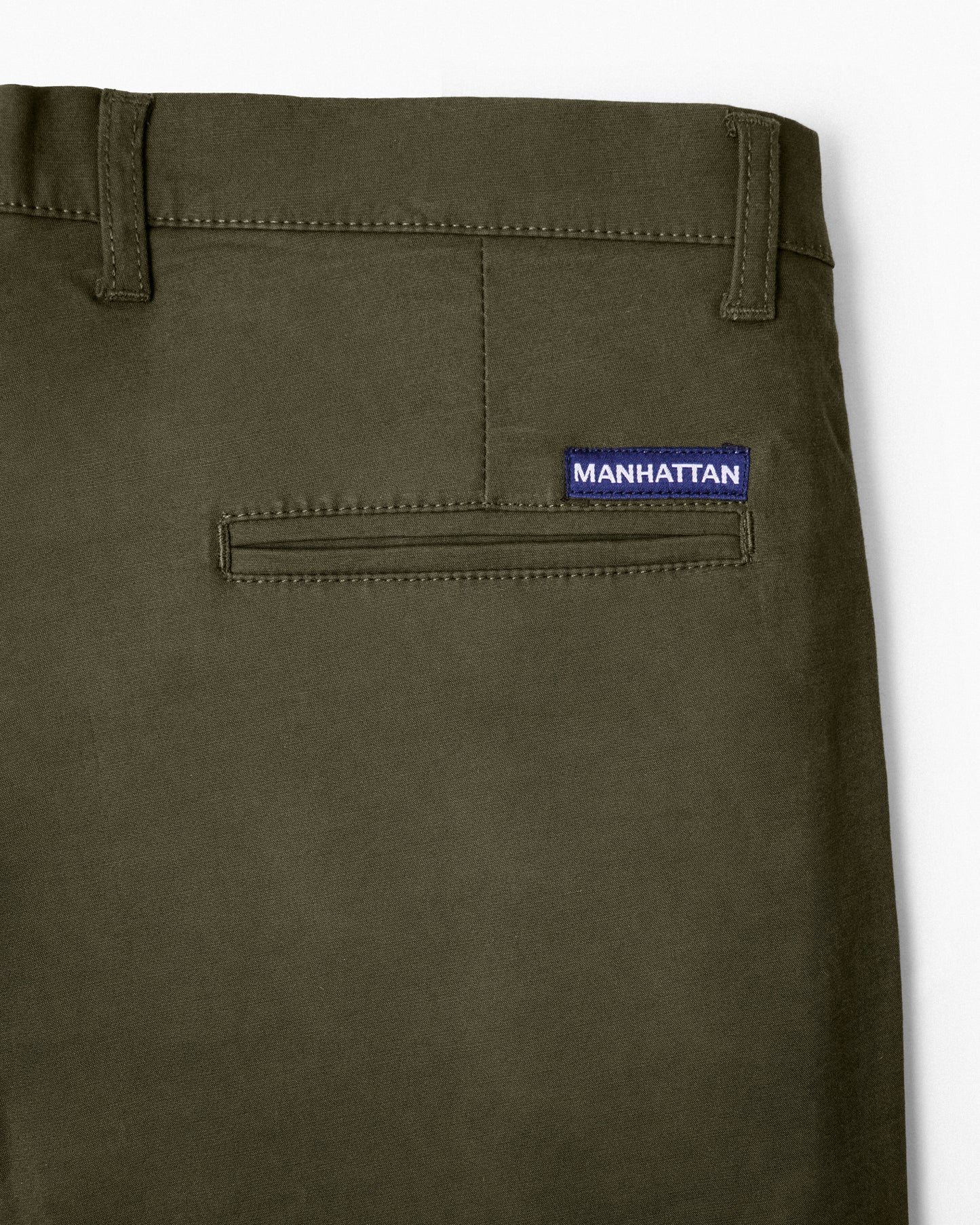 Cotton Casual Pants Military Green- A
