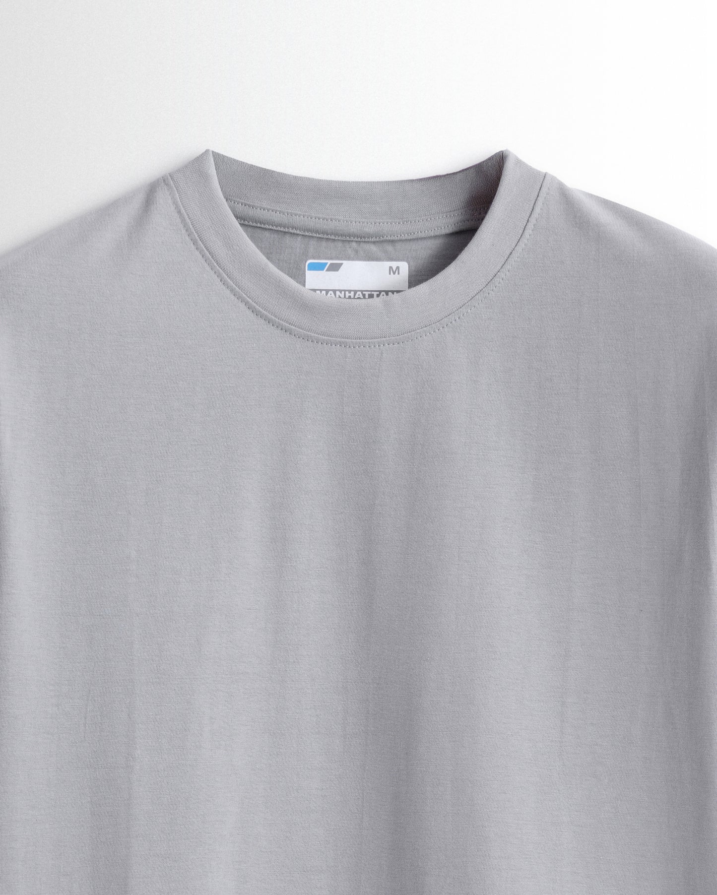 Basic Regular Fit T Shirts Unisex Grey