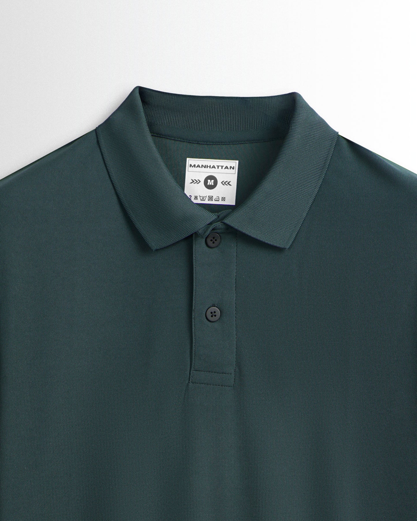 Sports Dry Fit Pine Green Polo T Shirts (Micro Polyester)