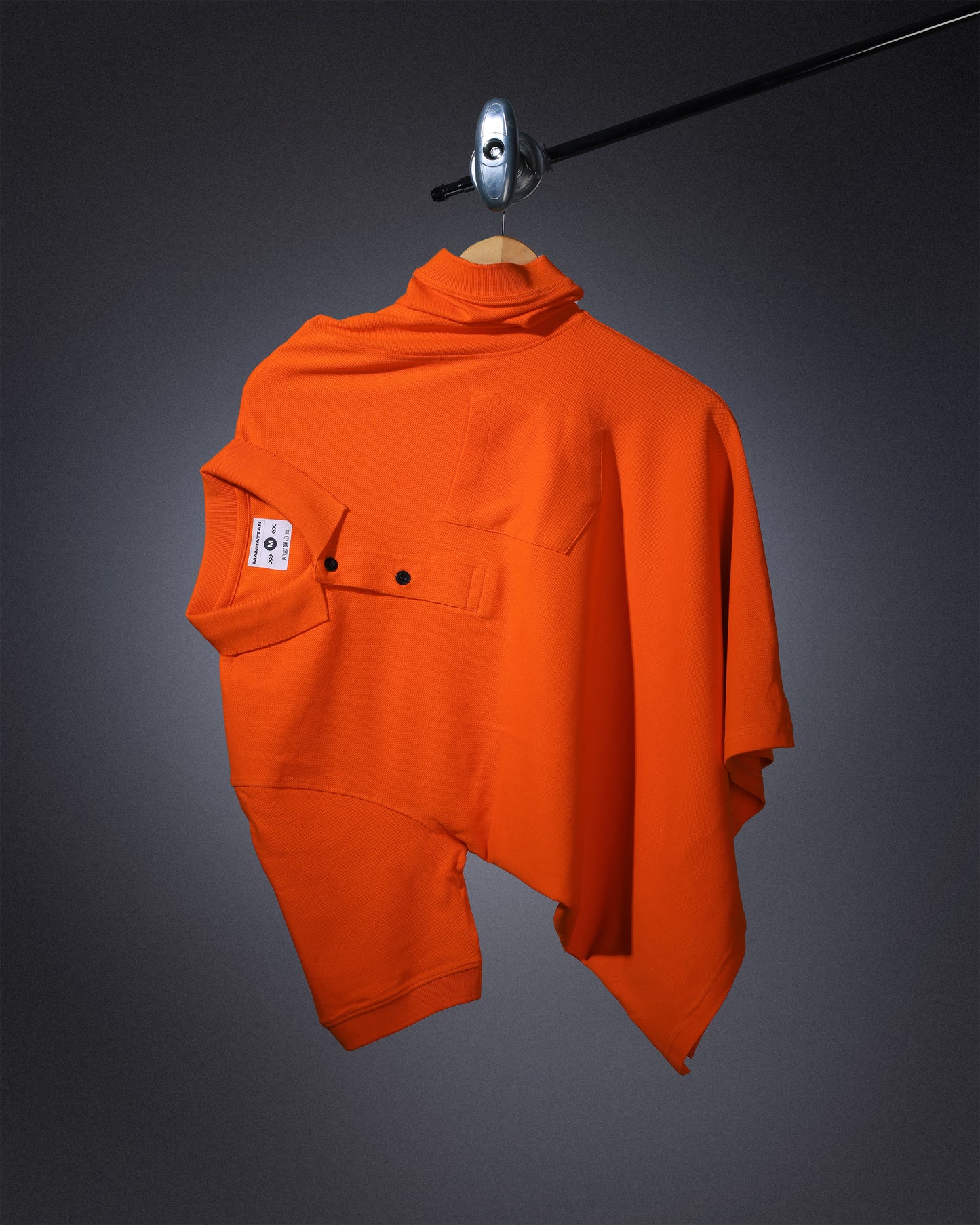 Pure Cotton Polo Pocket T shirts (Orange)