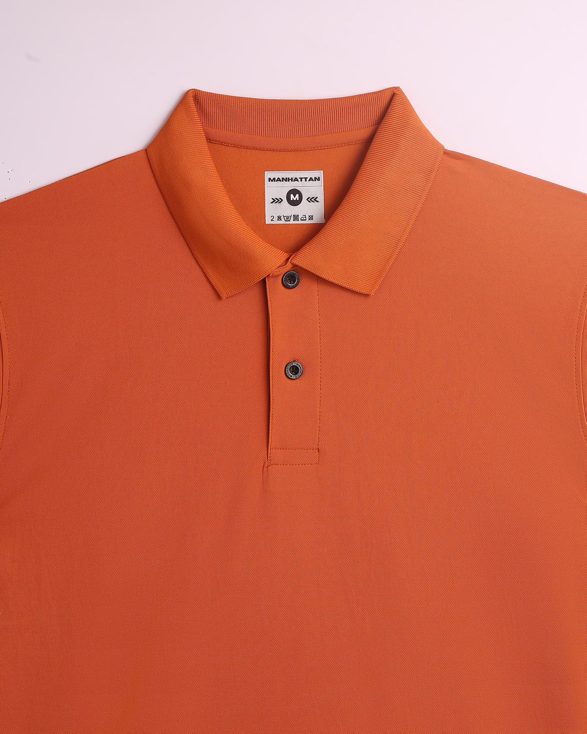 Sports Dry Fit woody orange Polo T Shirts (Micro Polyester