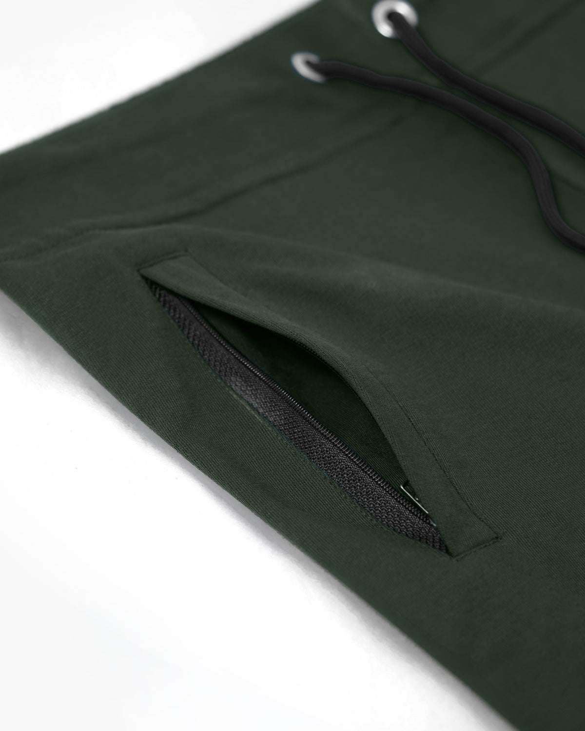 Premium Cotton Military Green Shorts Regular Fit