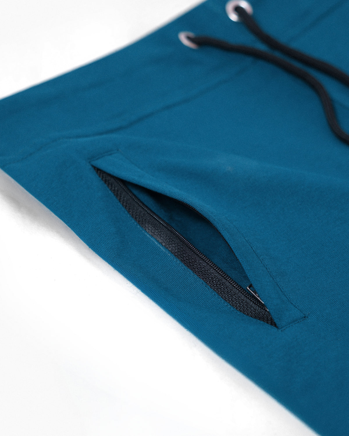 Premium Cotton Teal Blue Shorts Regular Fit