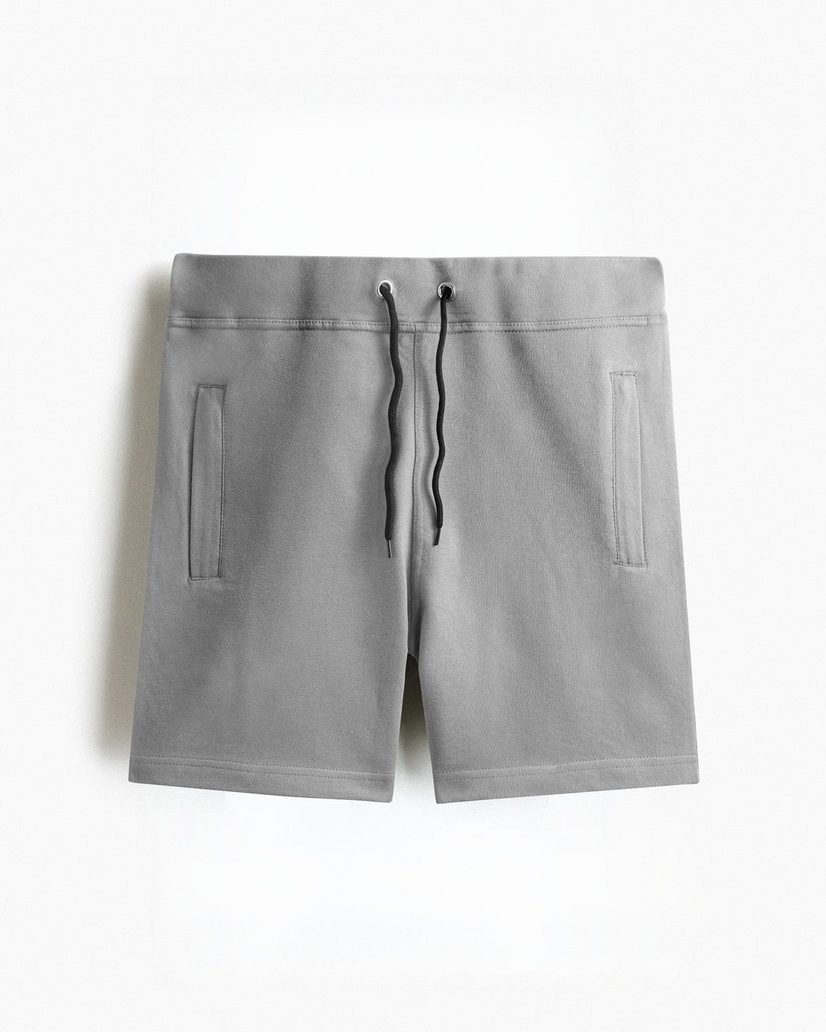 Premium Cotton Cement Grey Shorts Regular Fit