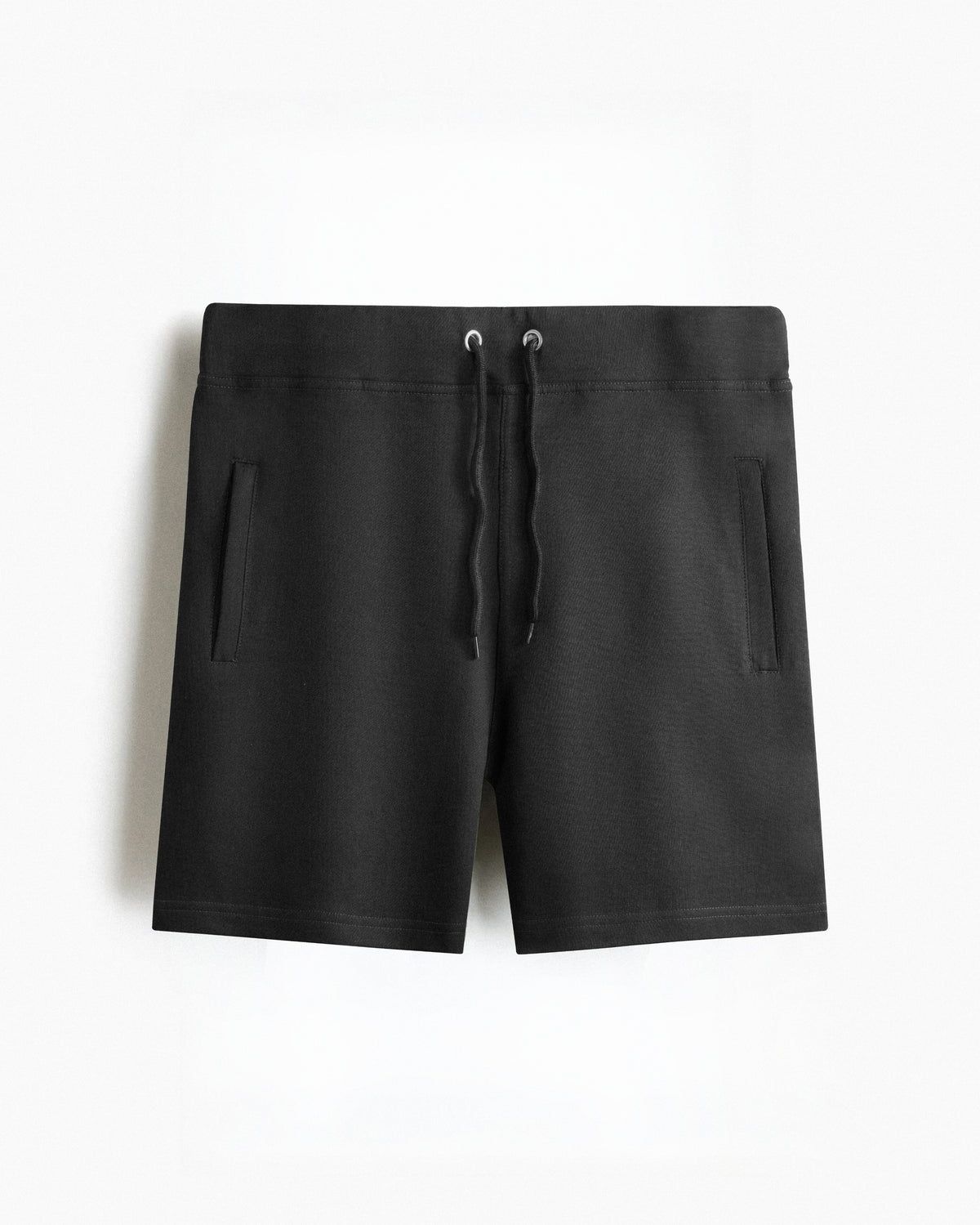 Premium Cotton Black Shorts Regular Fit