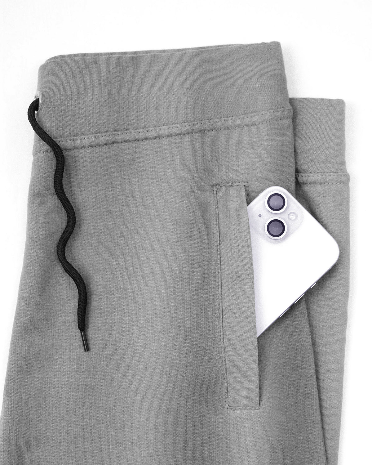 Premium Cotton Cement Grey 3/4 Shorts Regular Fit