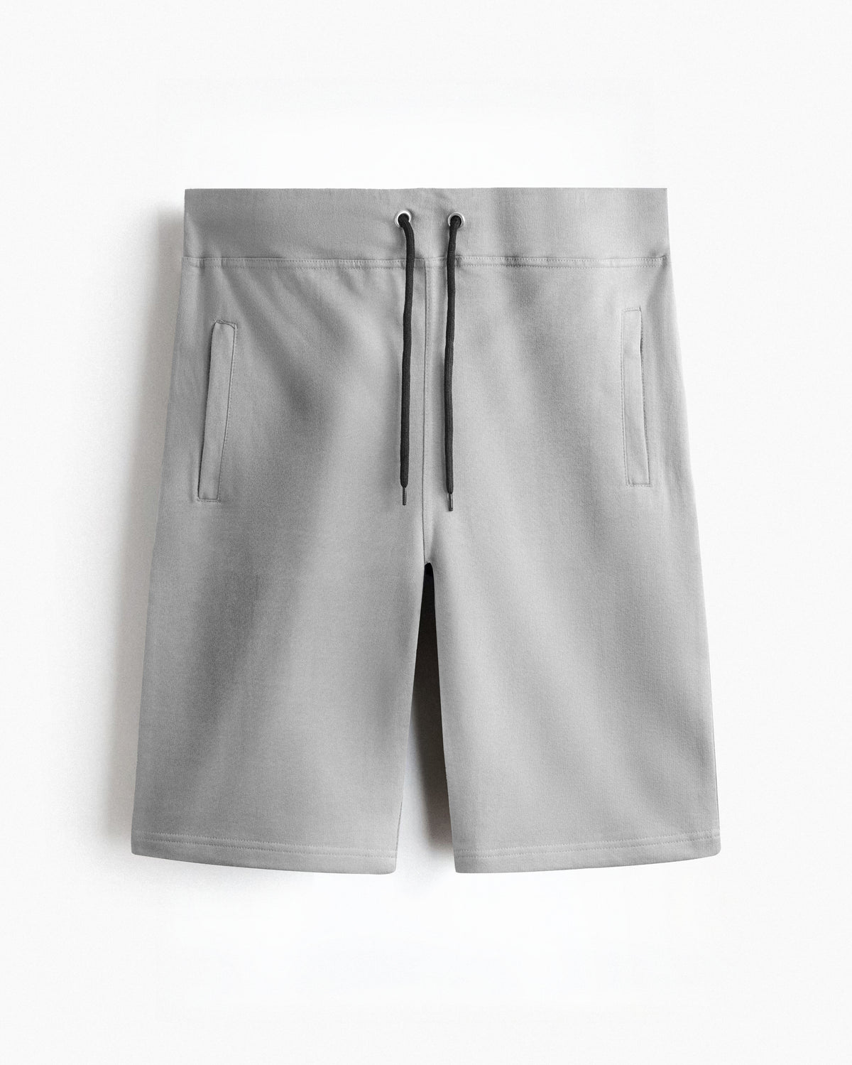Premium Cotton Cement Grey 3/4 Shorts Regular Fit