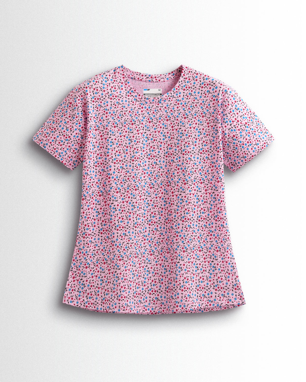 Women's Co ord set Pink Red Flower